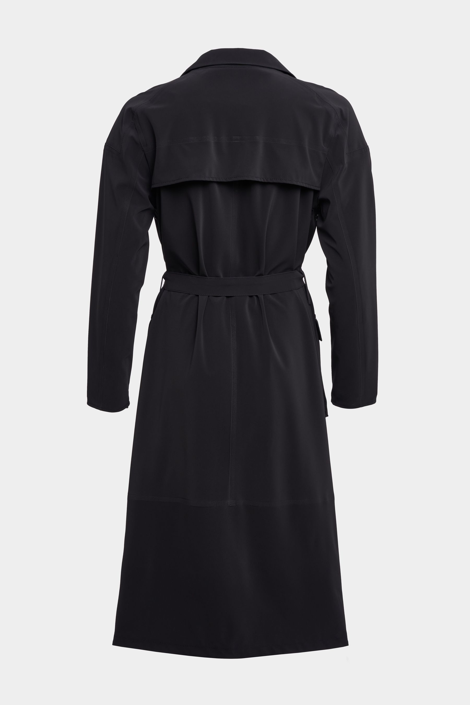 stutterheim kista matte trench coat black women jackets trench-coats