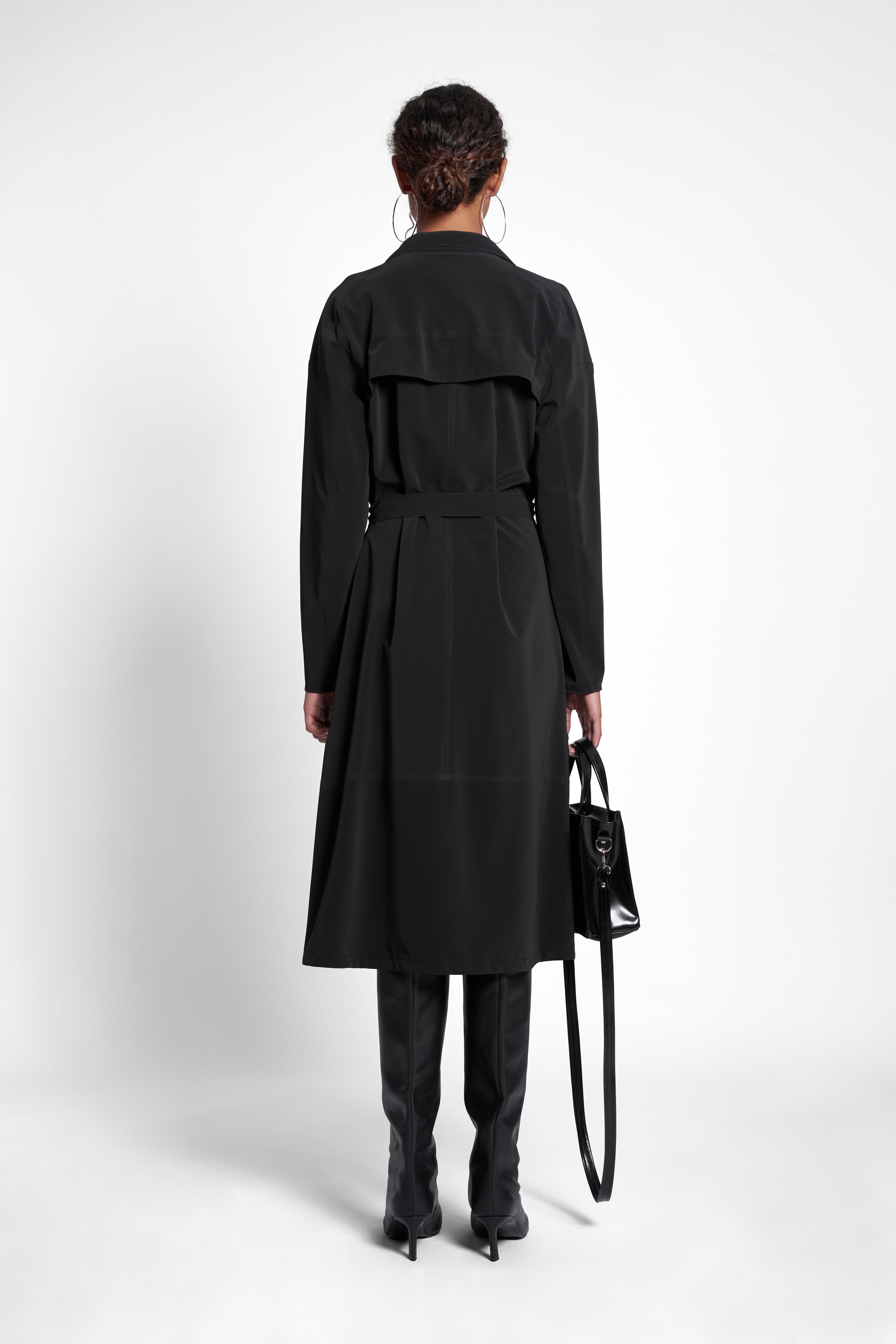 Kista Matte Trench Coat Black | STUTTERHEIM US