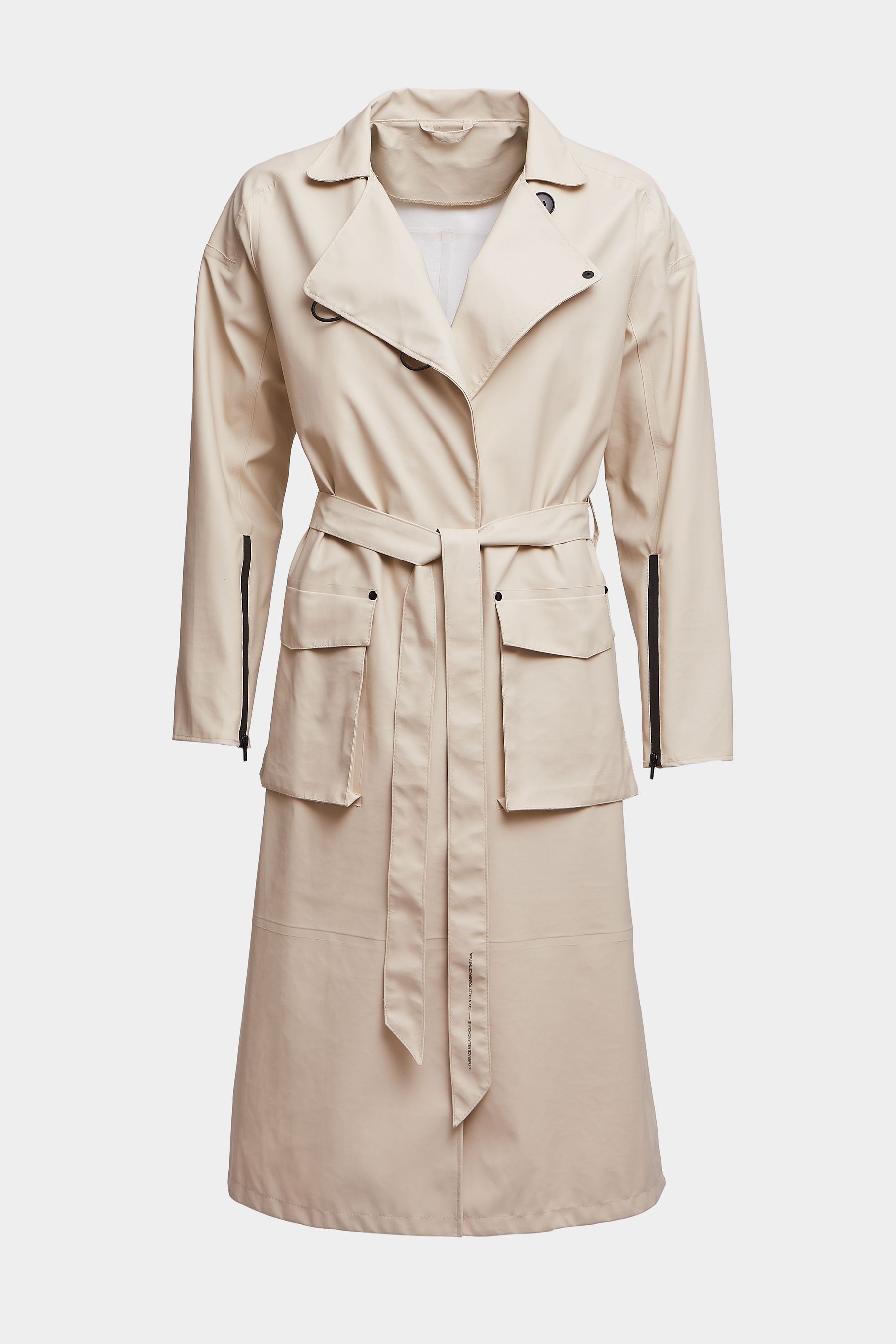stutterheim kista lightweight trench coat oyster women jackets trench-coats