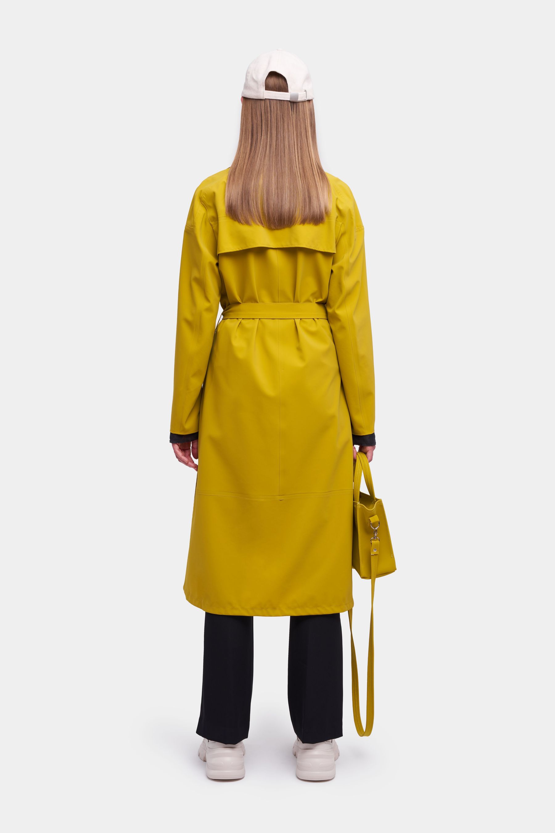 stutterheim kista matte trench coat gold women jackets trench-coats