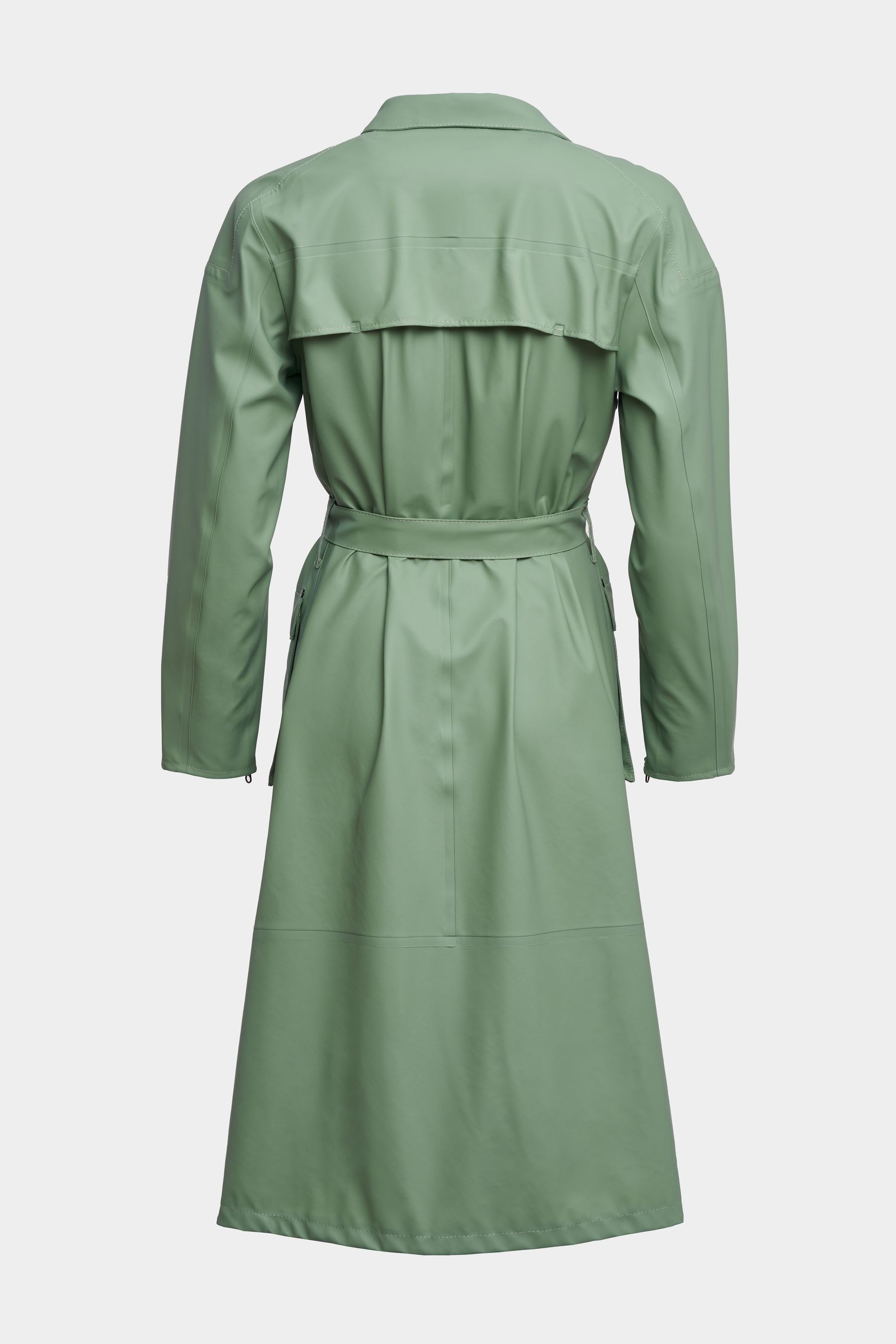 stutterheim kista trench coat loden green women jackets trench-coats