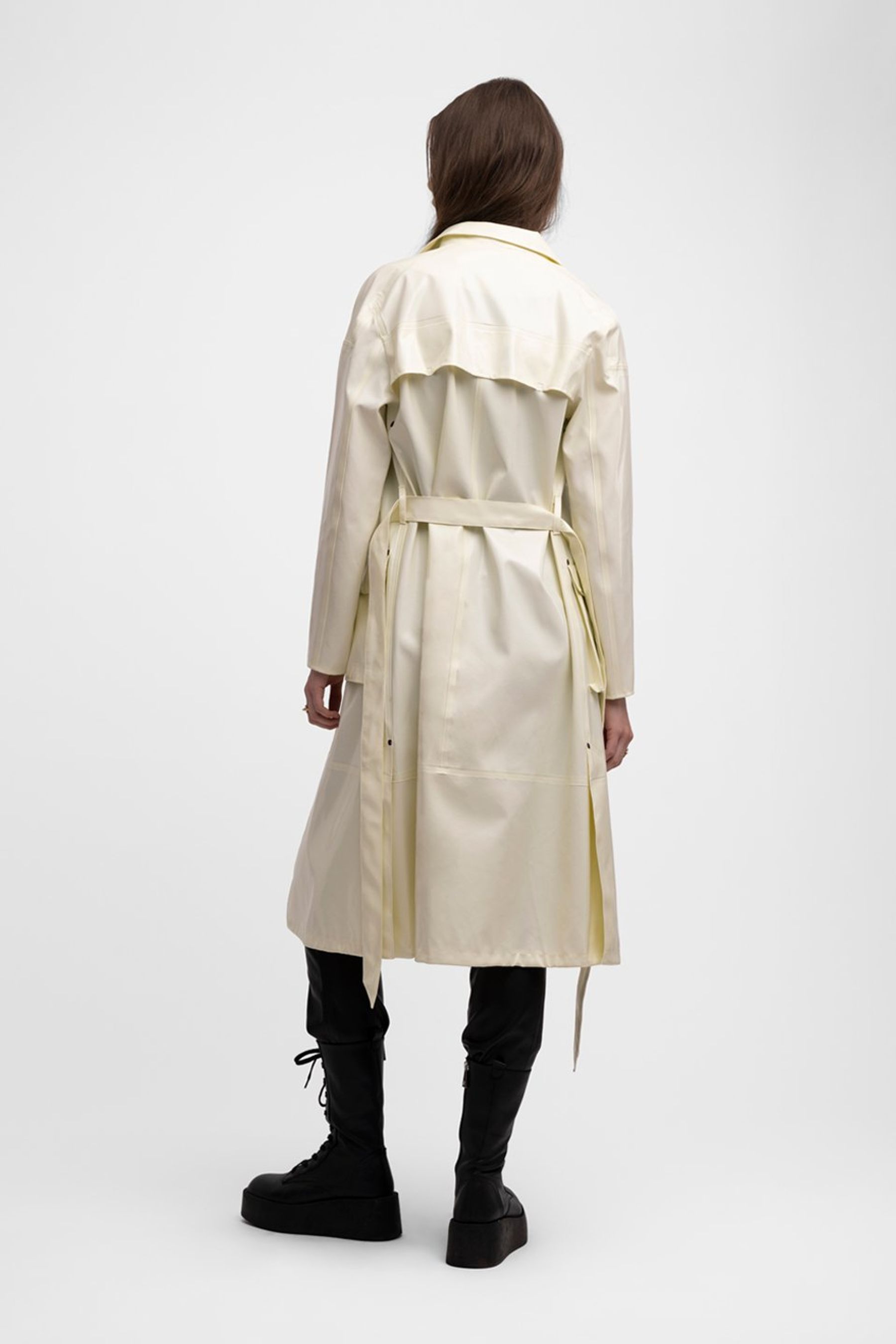 stutterheim kista opal coconut women jackets trench-coats