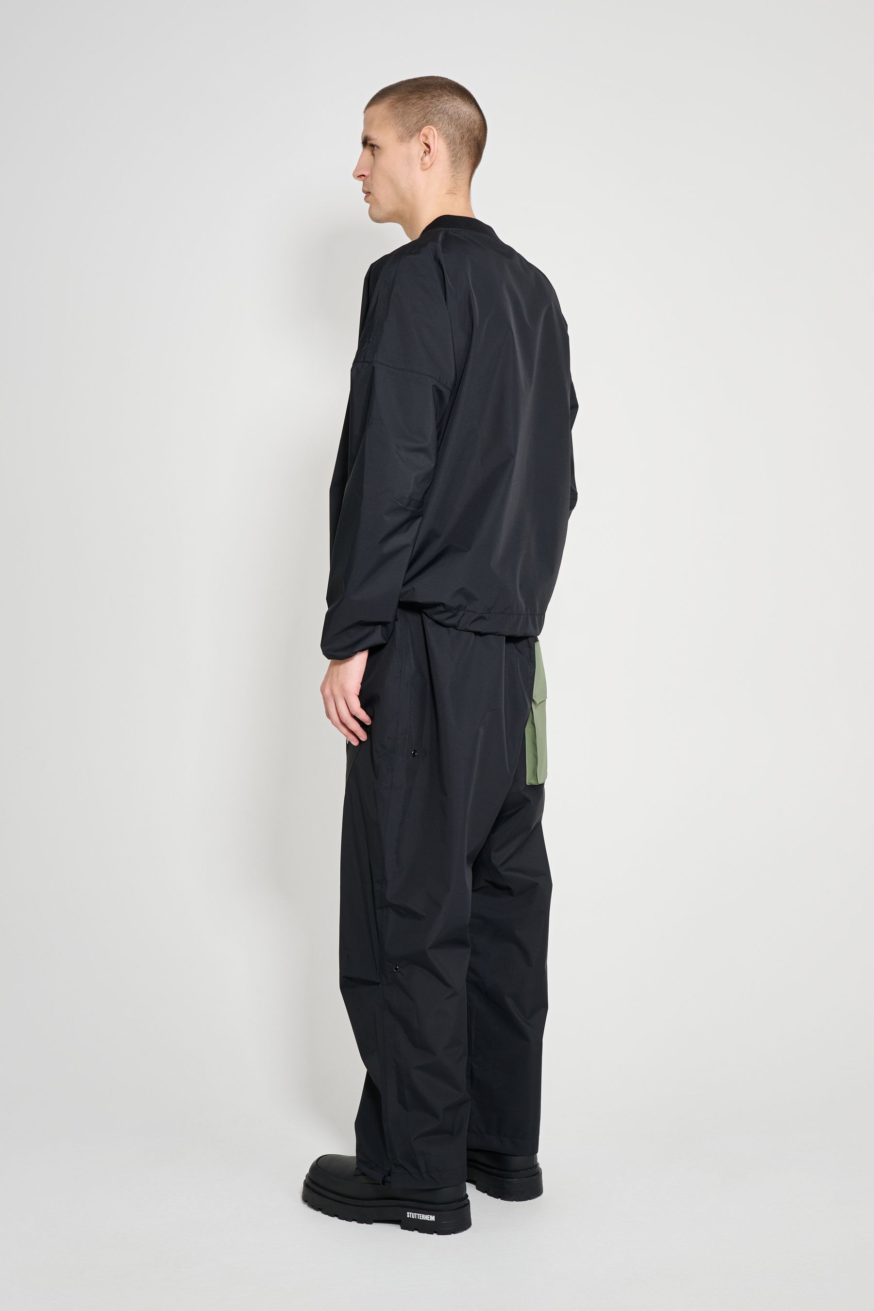 stutterheim knivsta sweater black men knitwear