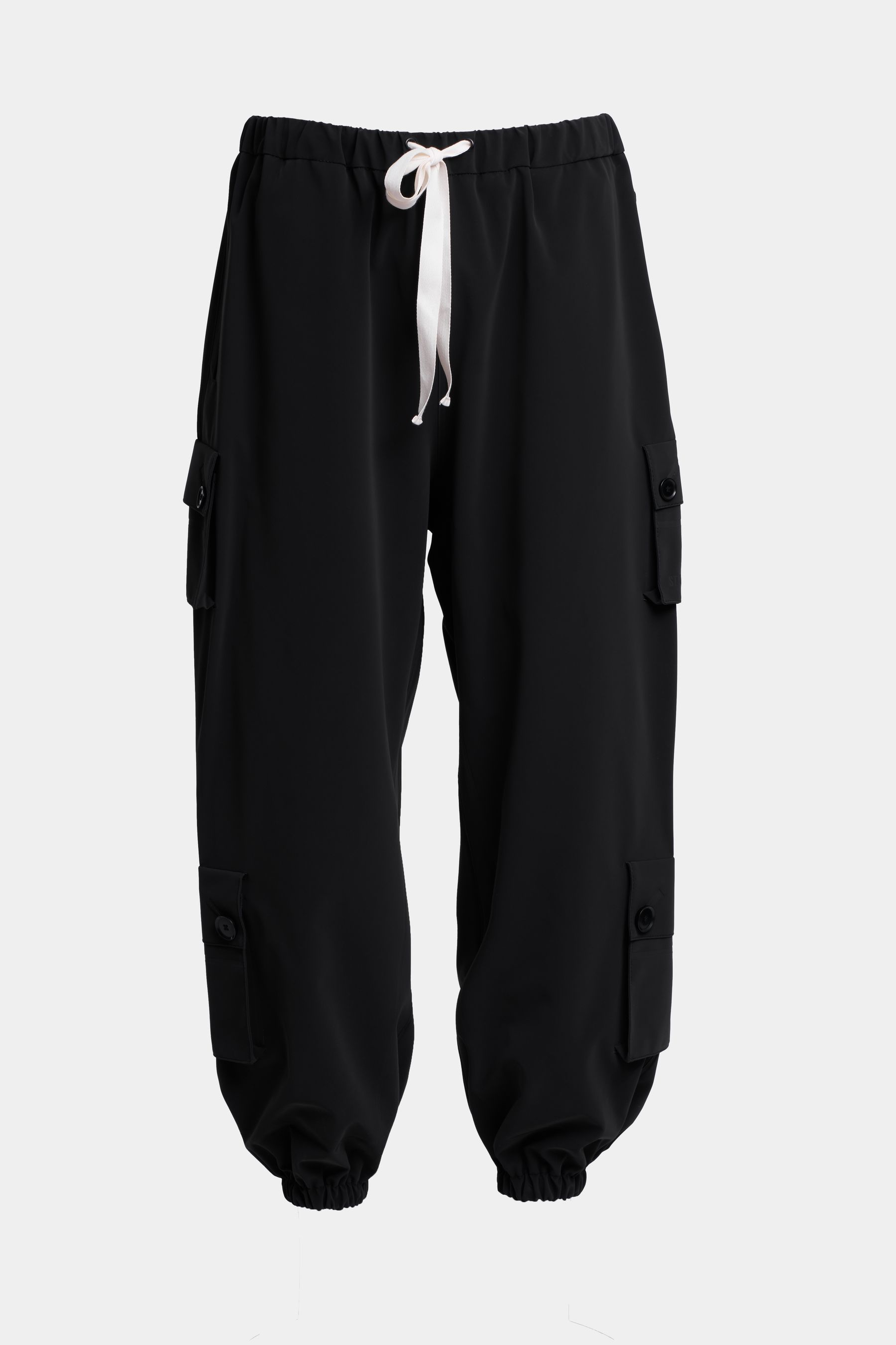 stutterheim kvala matte trousers black men