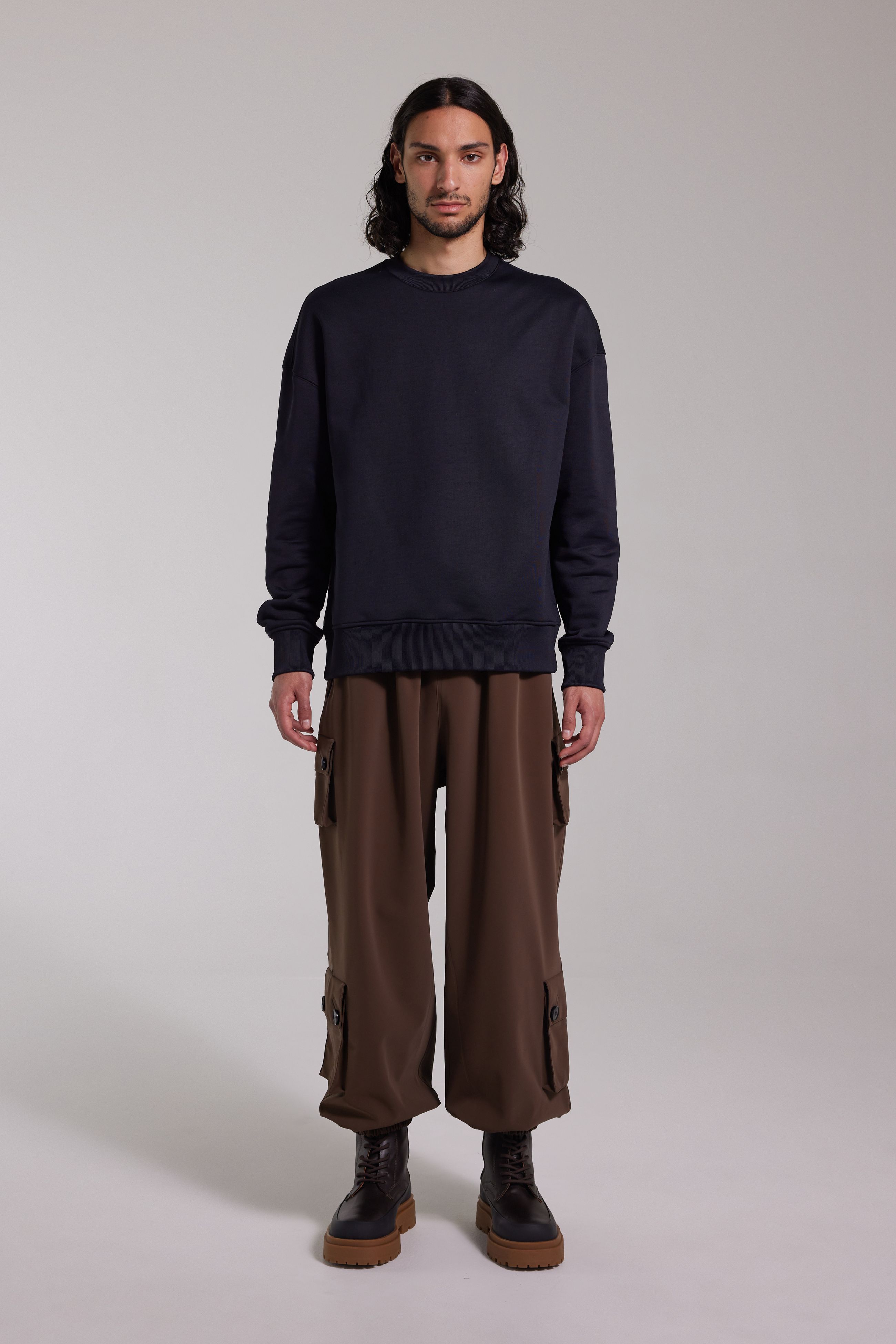 stutterheim kvala matte trousers dark brown men