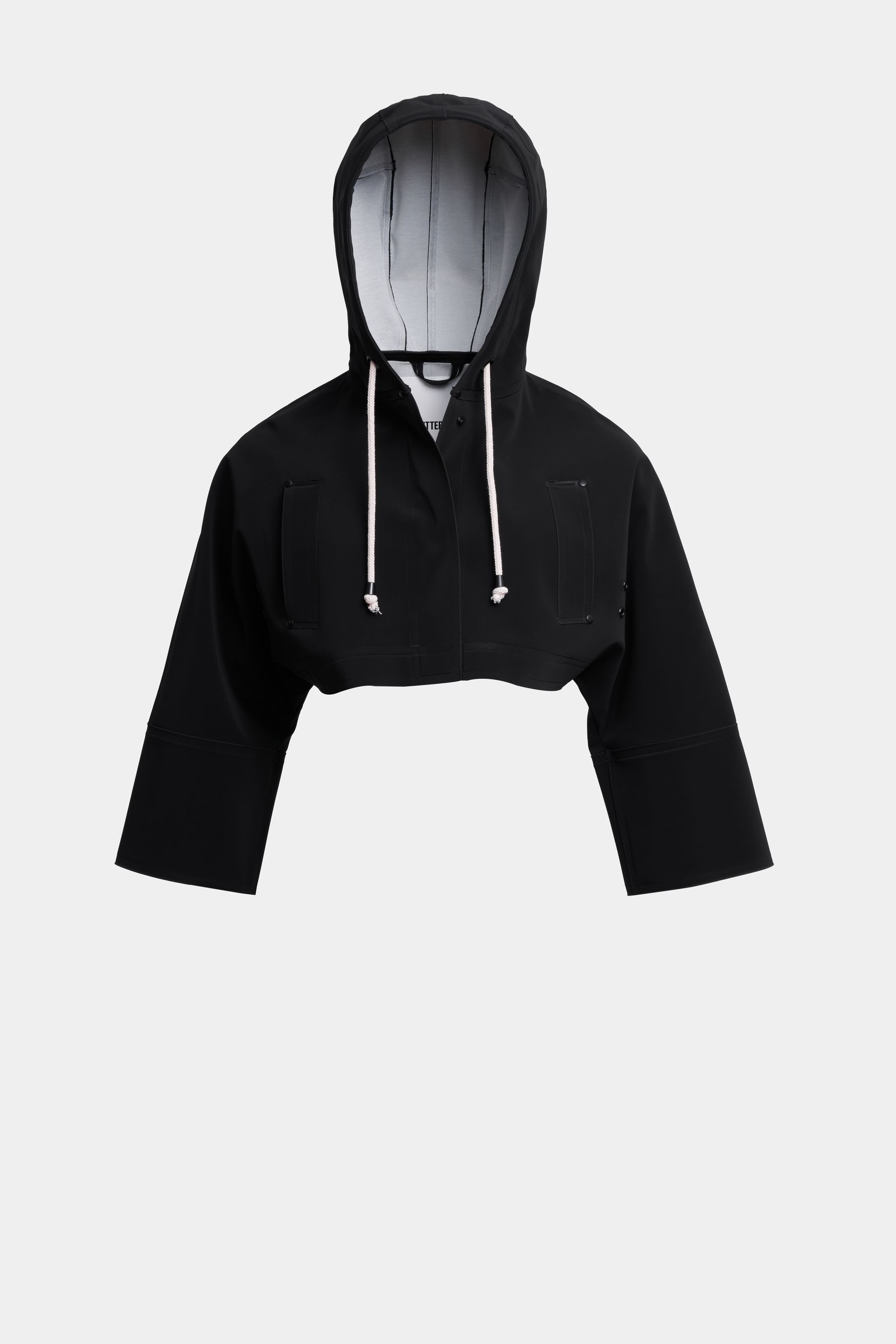 stutterheim lilla tre matte raincoat black women jackets raincoats