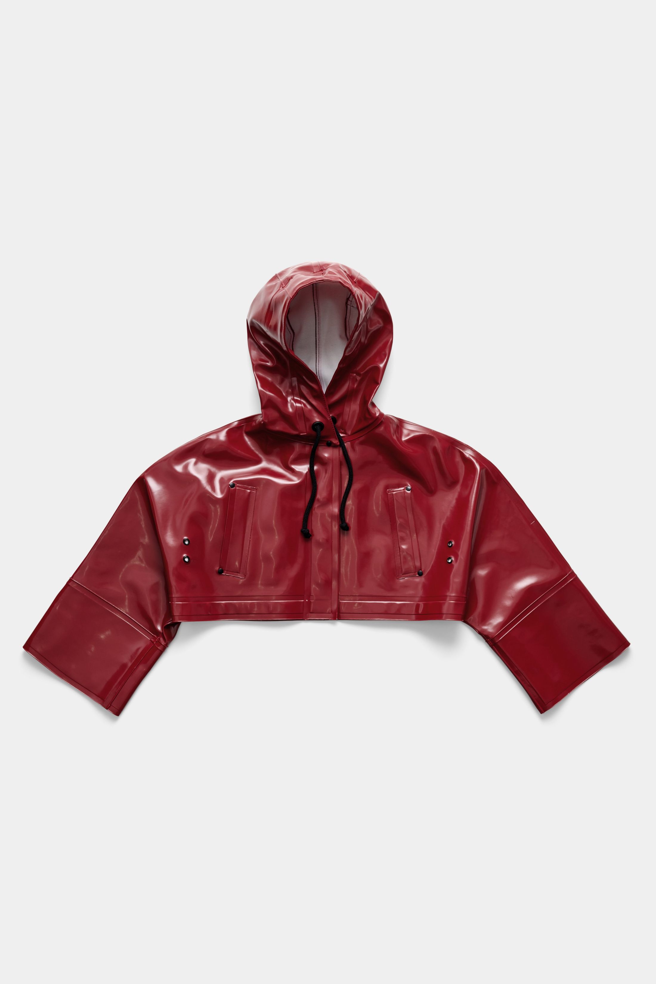 stutterheim lilla tre opal burgundy women jackets raincoats