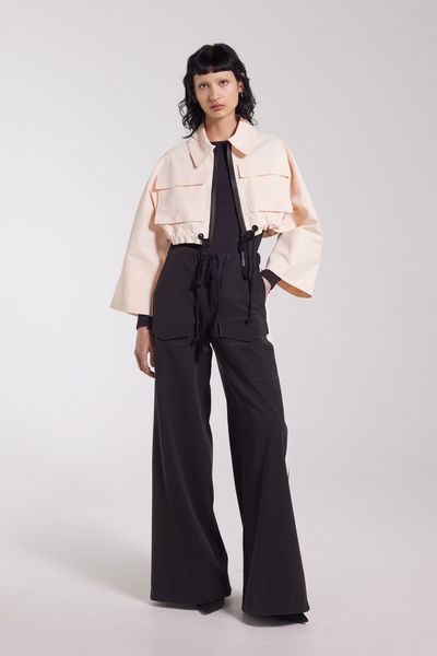 Lilla Tre Zip Raincoat Peach | STUTTERHEIM US