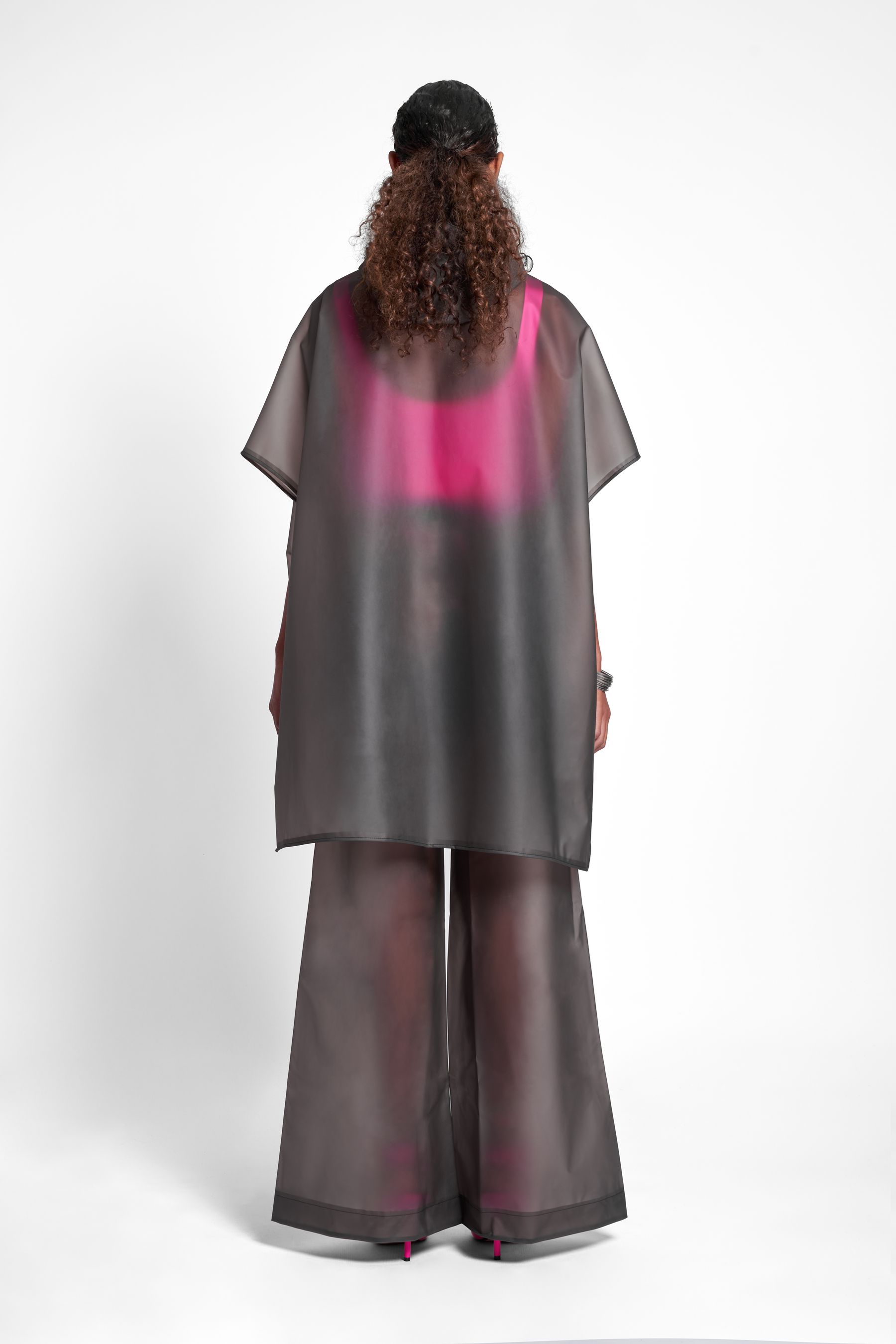 stutterheim lomma poncho smoke women jackets ponchos