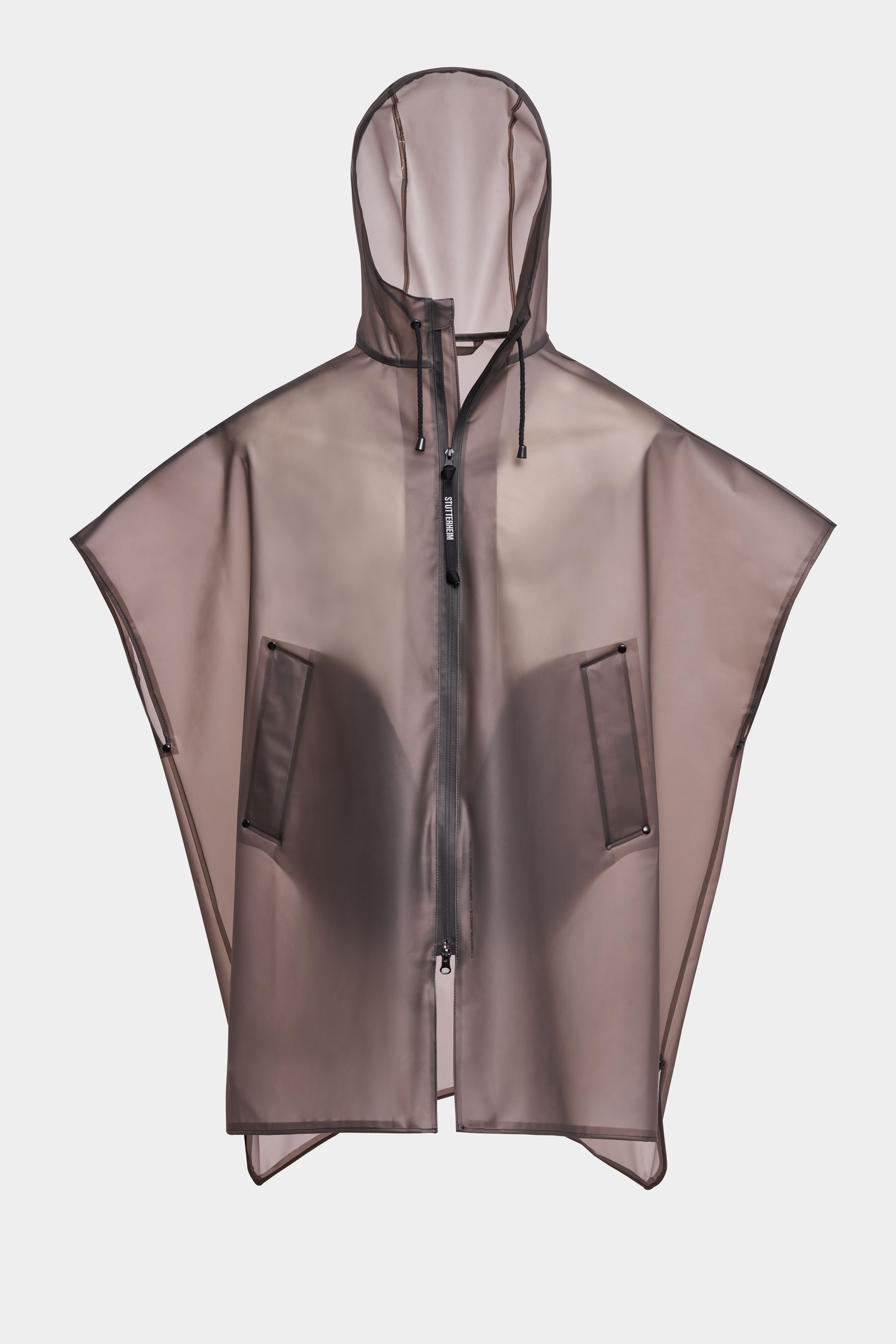 stutterheim lomma poncho smoke women jackets ponchos