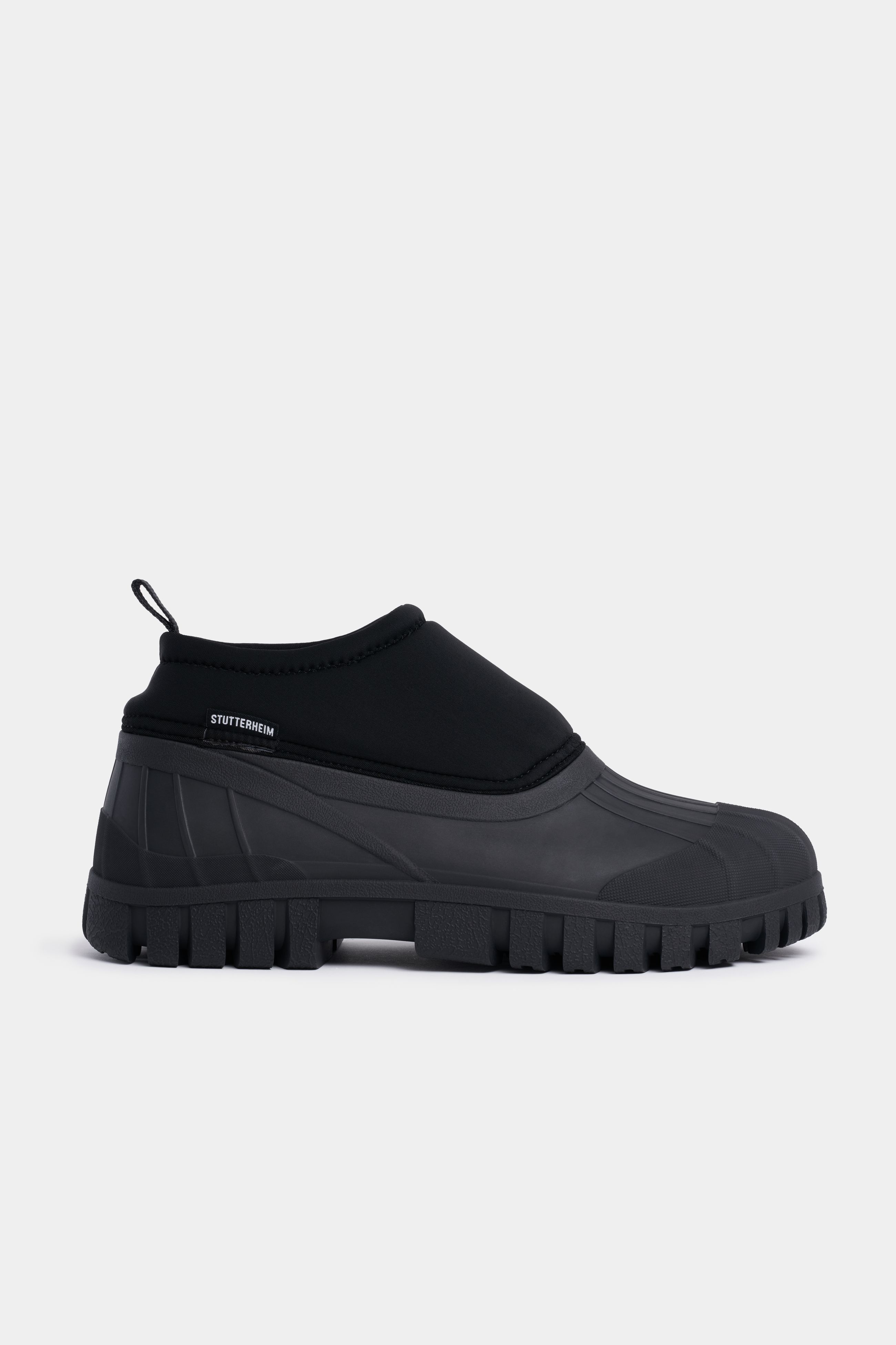 stutterheim patrol boot low black footwear patrol-boots