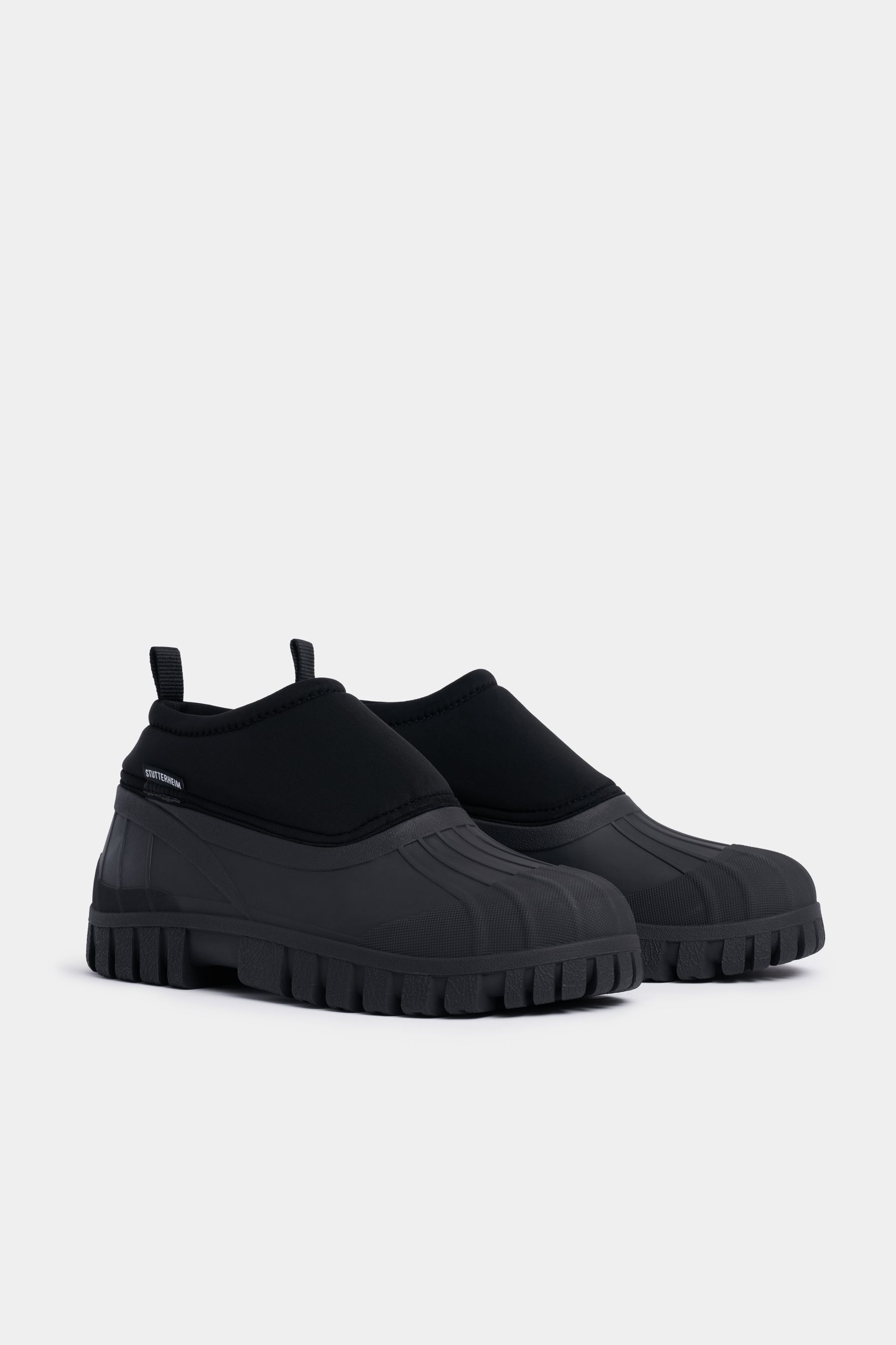 stutterheim patrol boot low black footwear patrol-boots