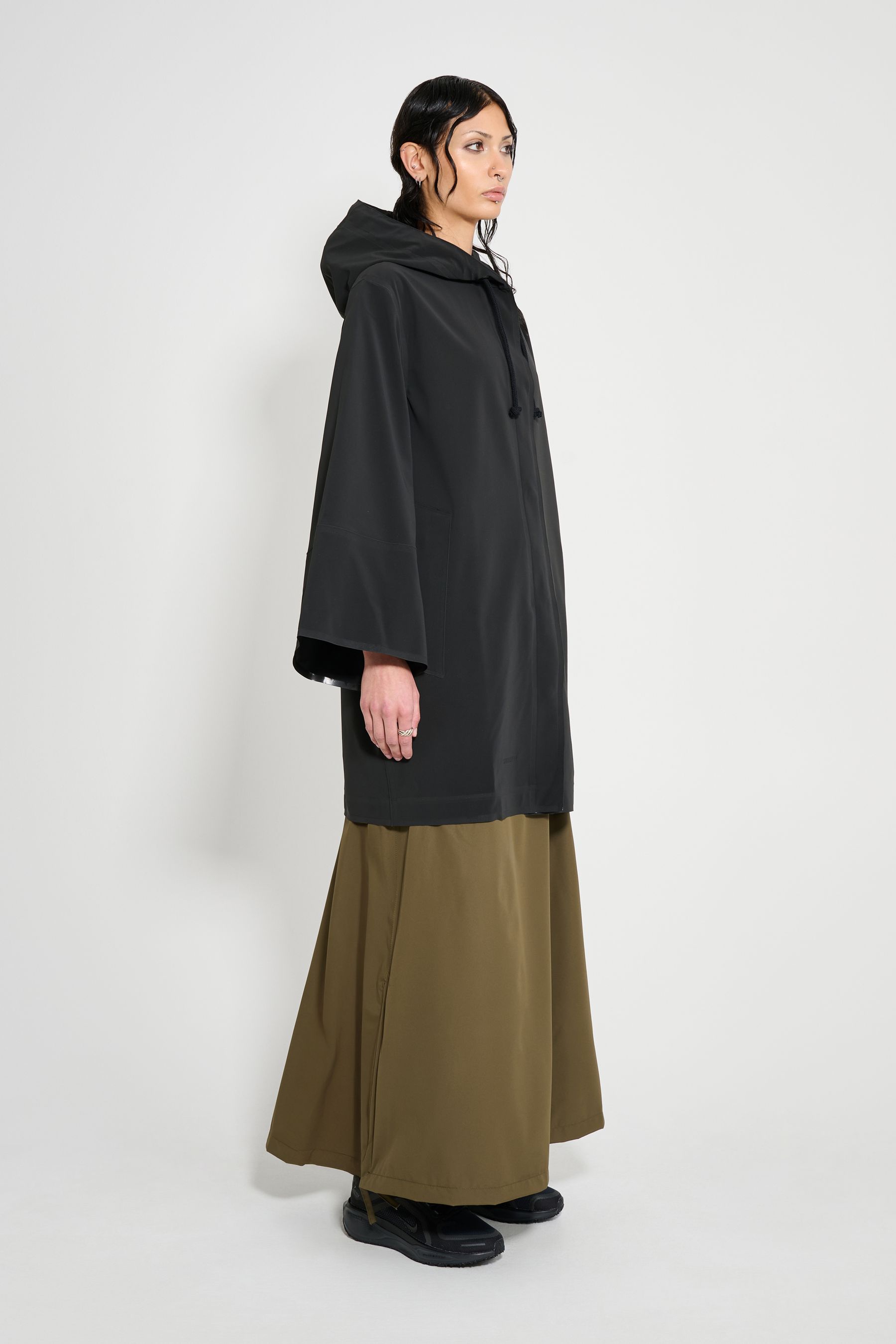 stutterheim lubban rain jacket black women jackets