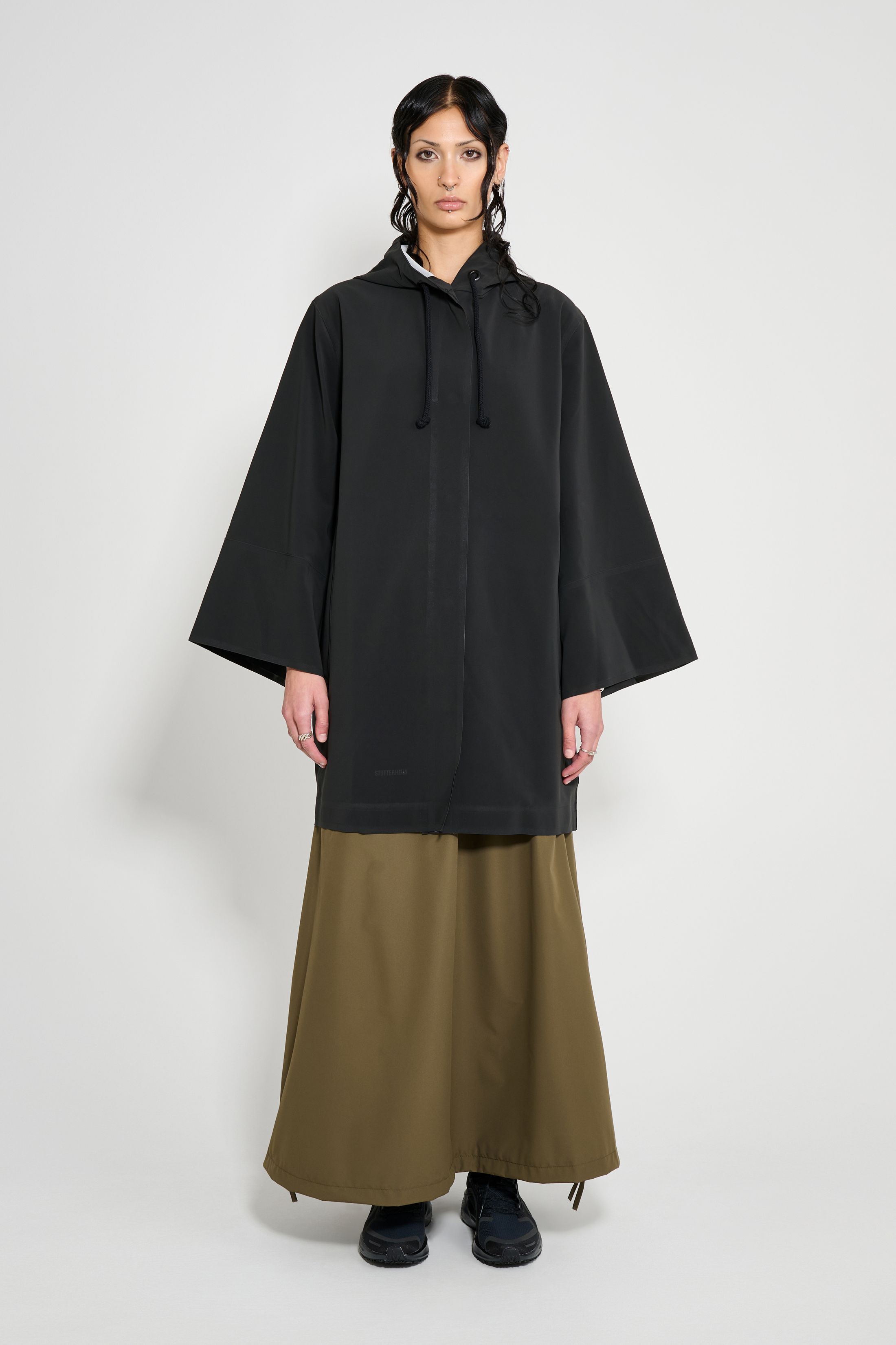 stutterheim lubban rain jacket black women jackets