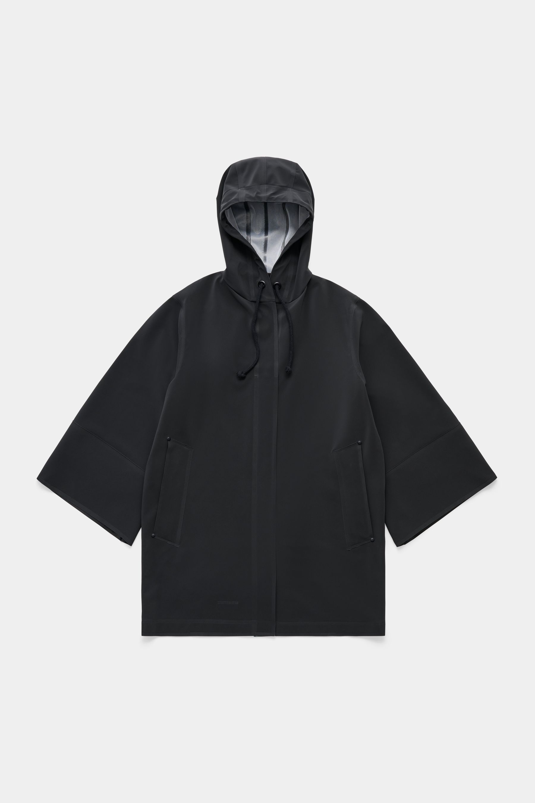 stutterheim lubban rain jacket black women jackets