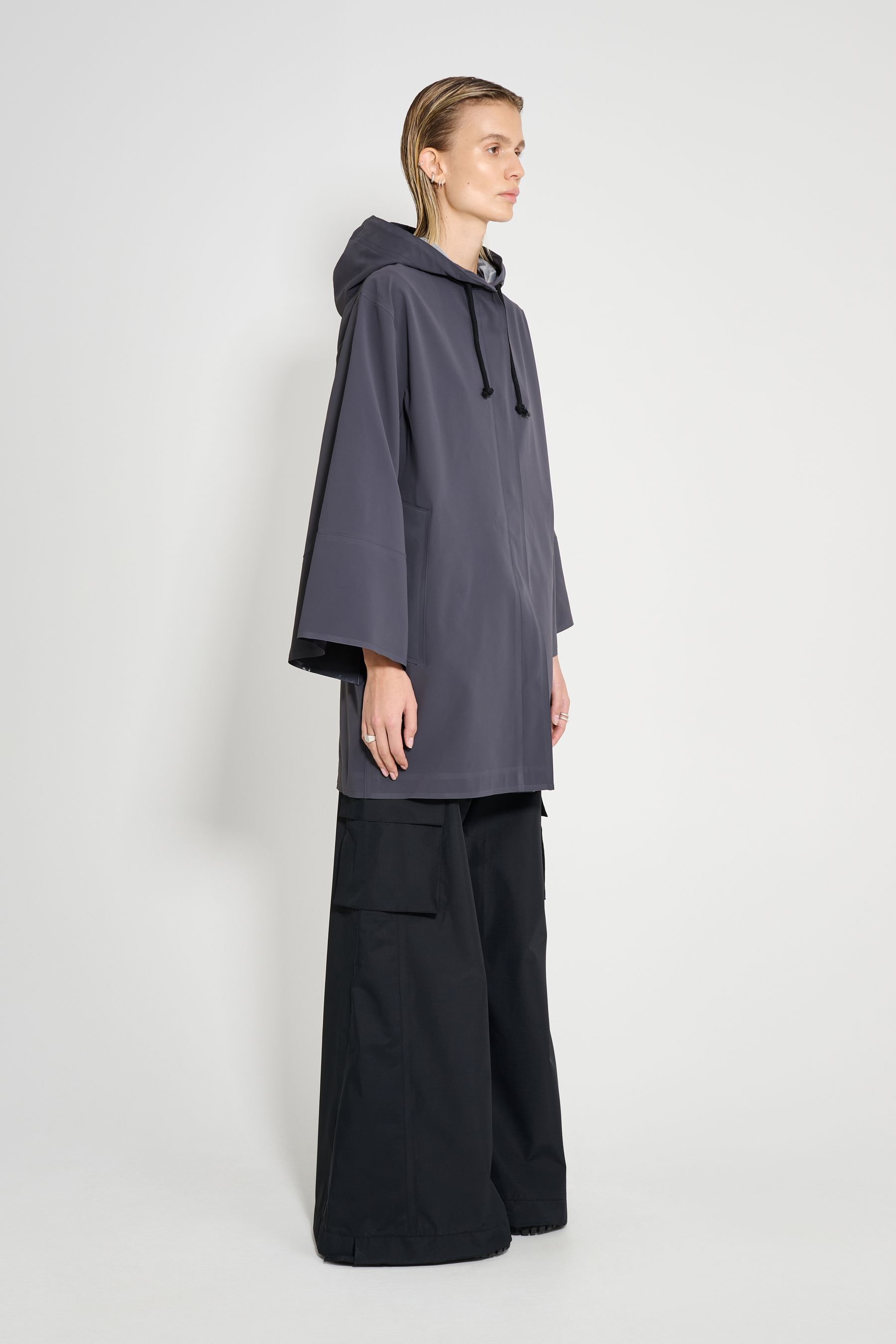 stutterheim lubban rain jacket mystic blue women jackets