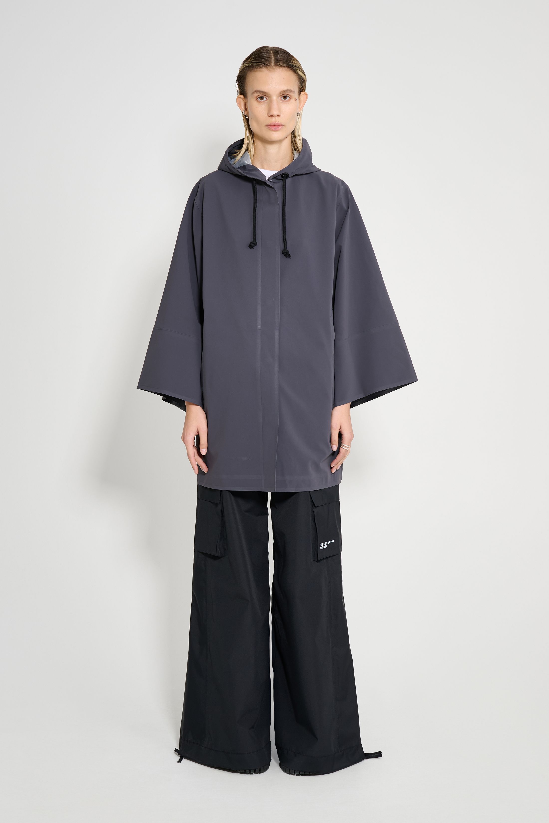 stutterheim lubban rain jacket mystic blue women jackets