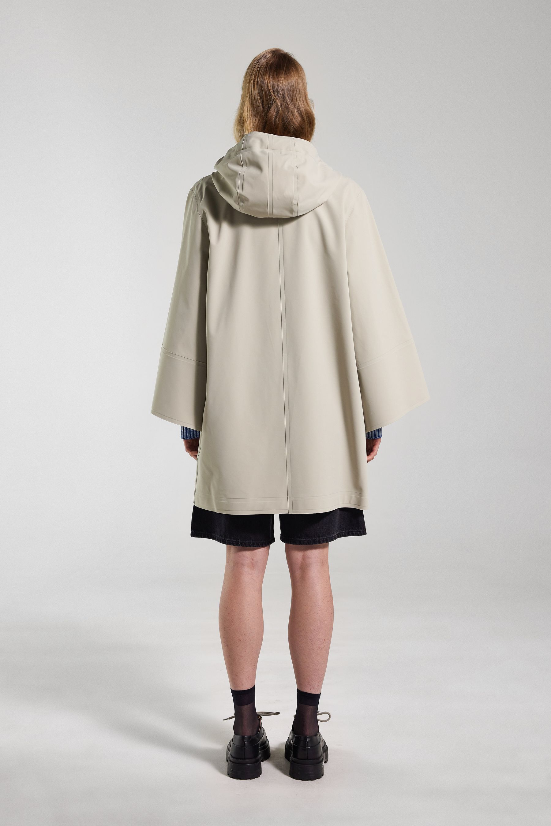 stutterheim lubban rain jacket pelican women jackets