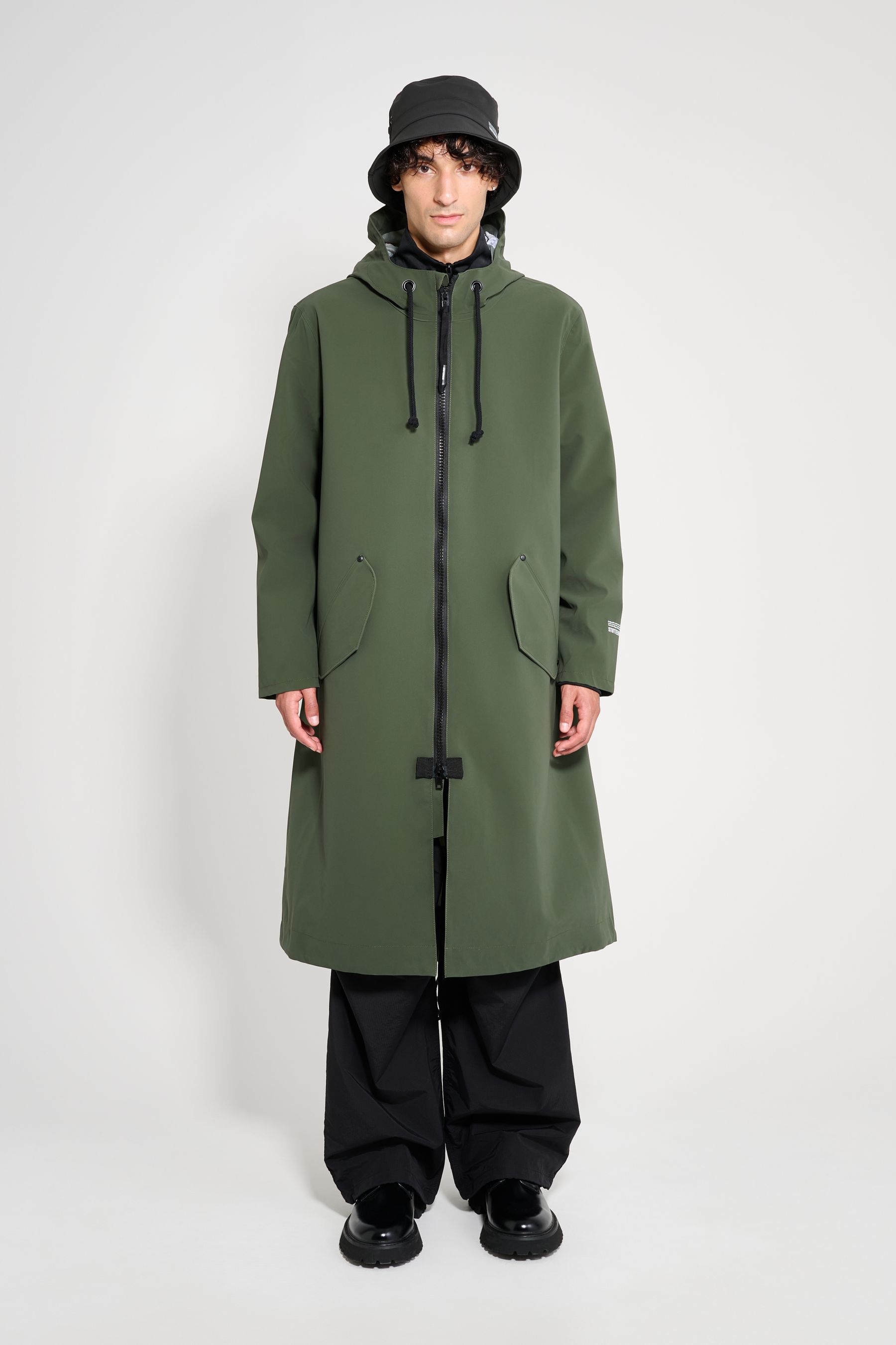 stutterheim martins parka green men jackets raincoats