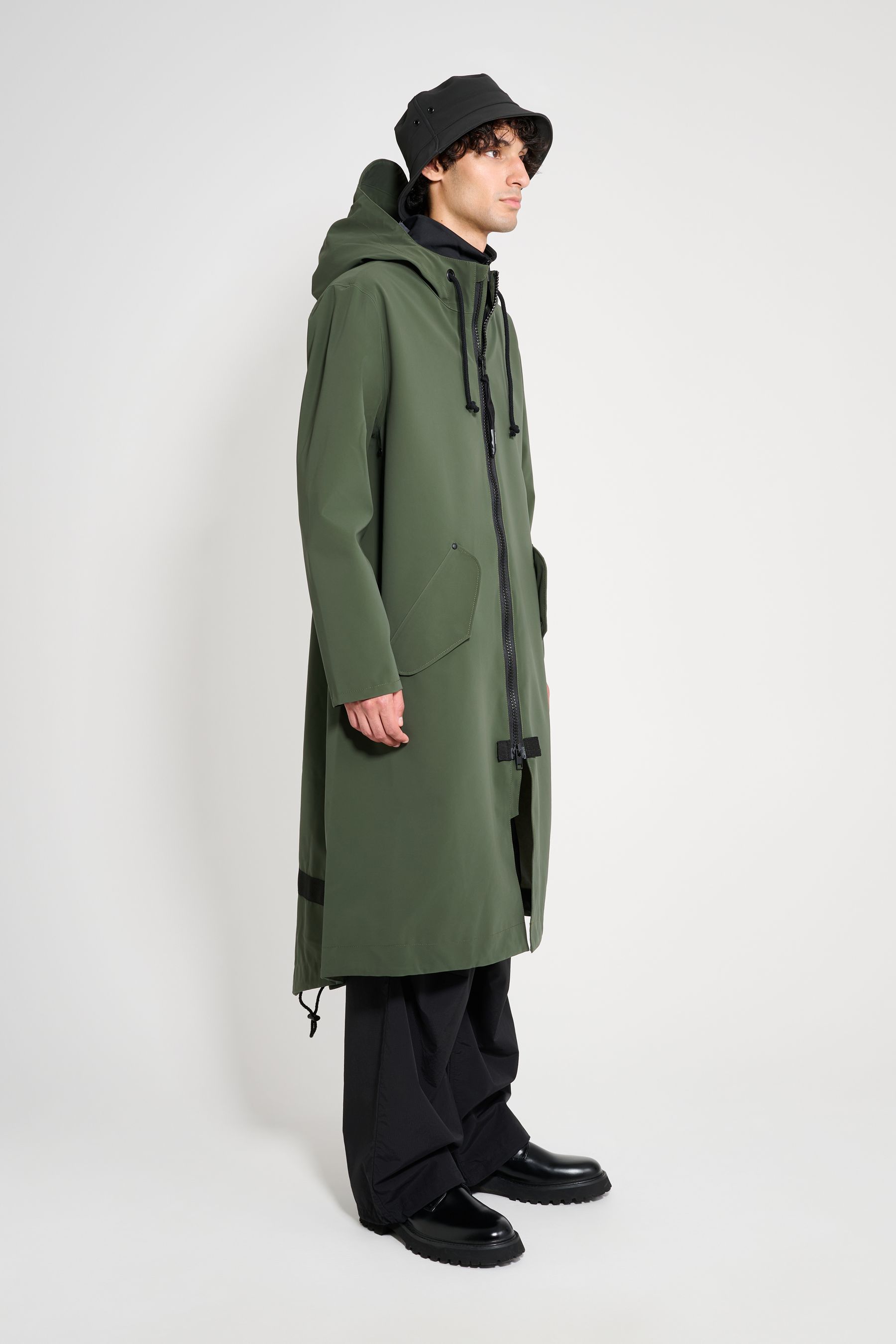 stutterheim martins parka green men jackets raincoats