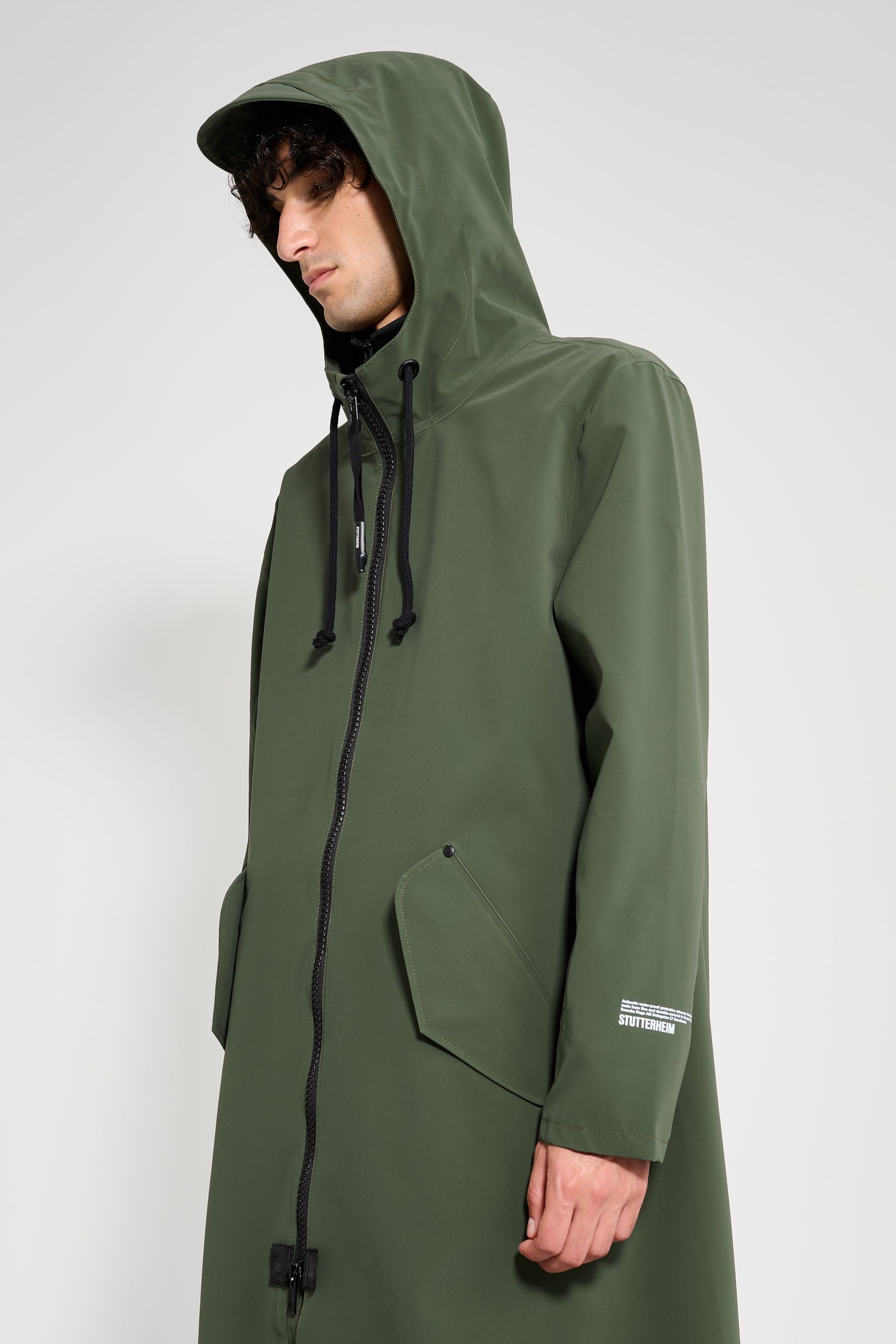 stutterheim martins parka green men jackets raincoats
