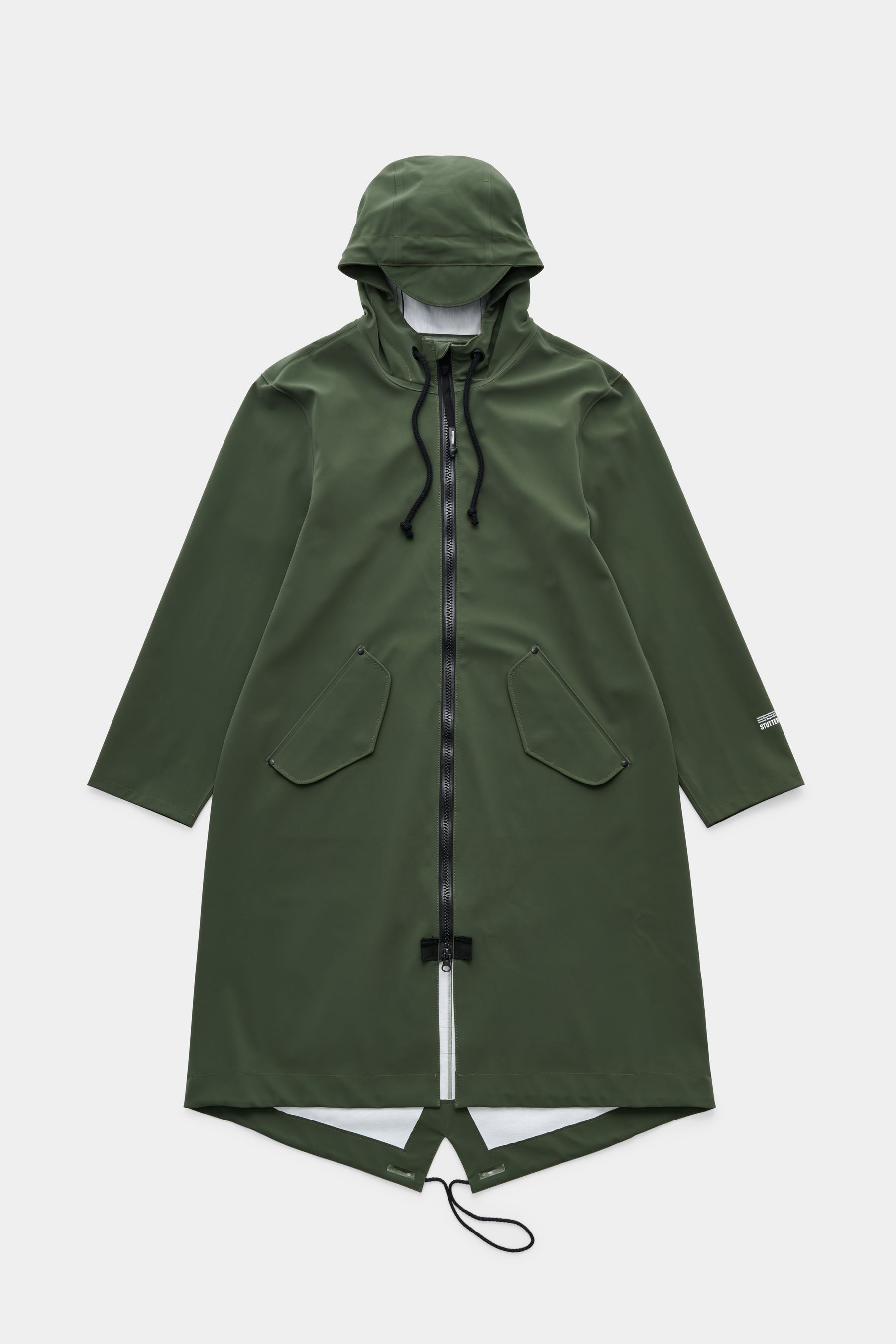 stutterheim martins parka green men jackets raincoats