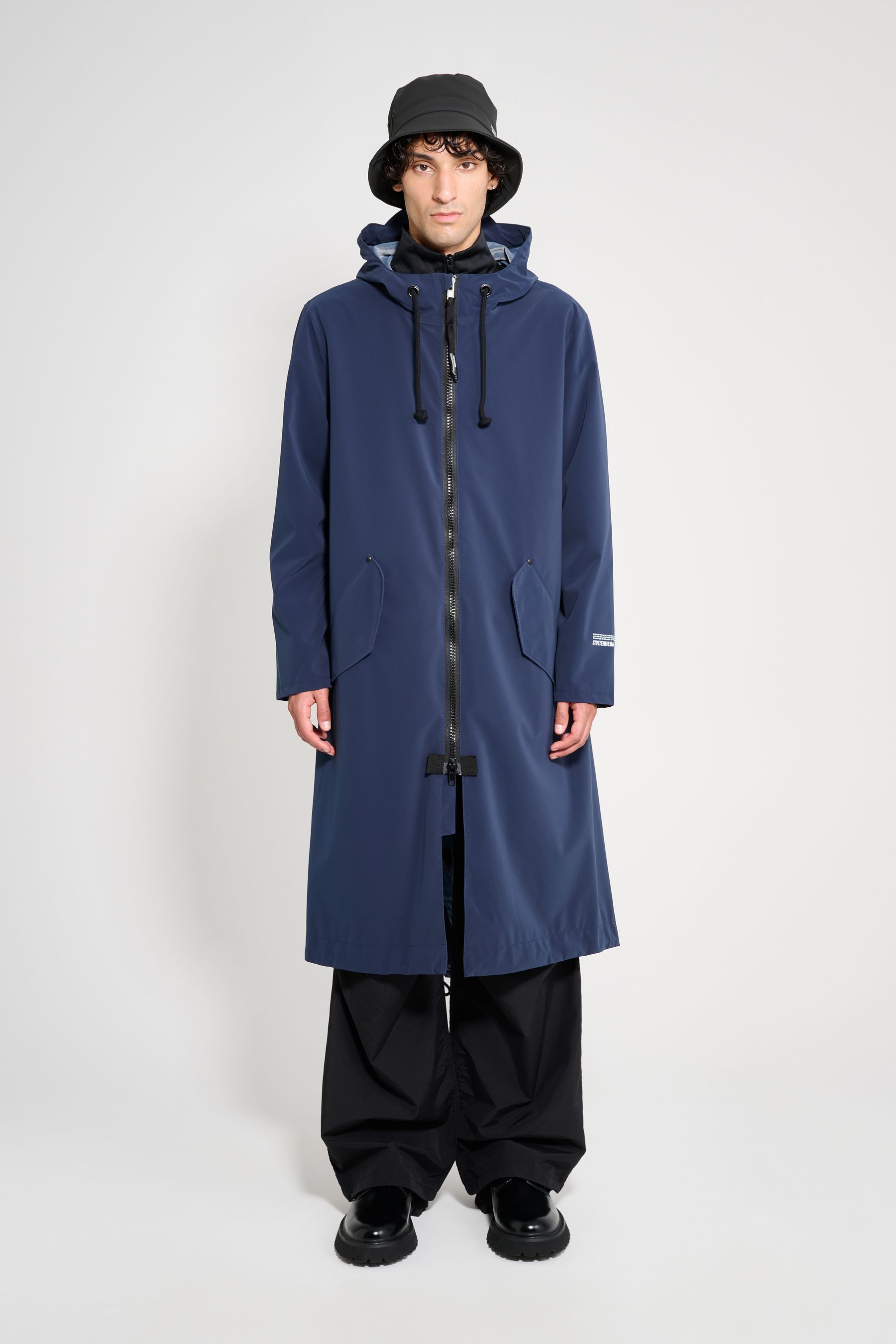 stutterheim martins parka navy men jackets raincoats
