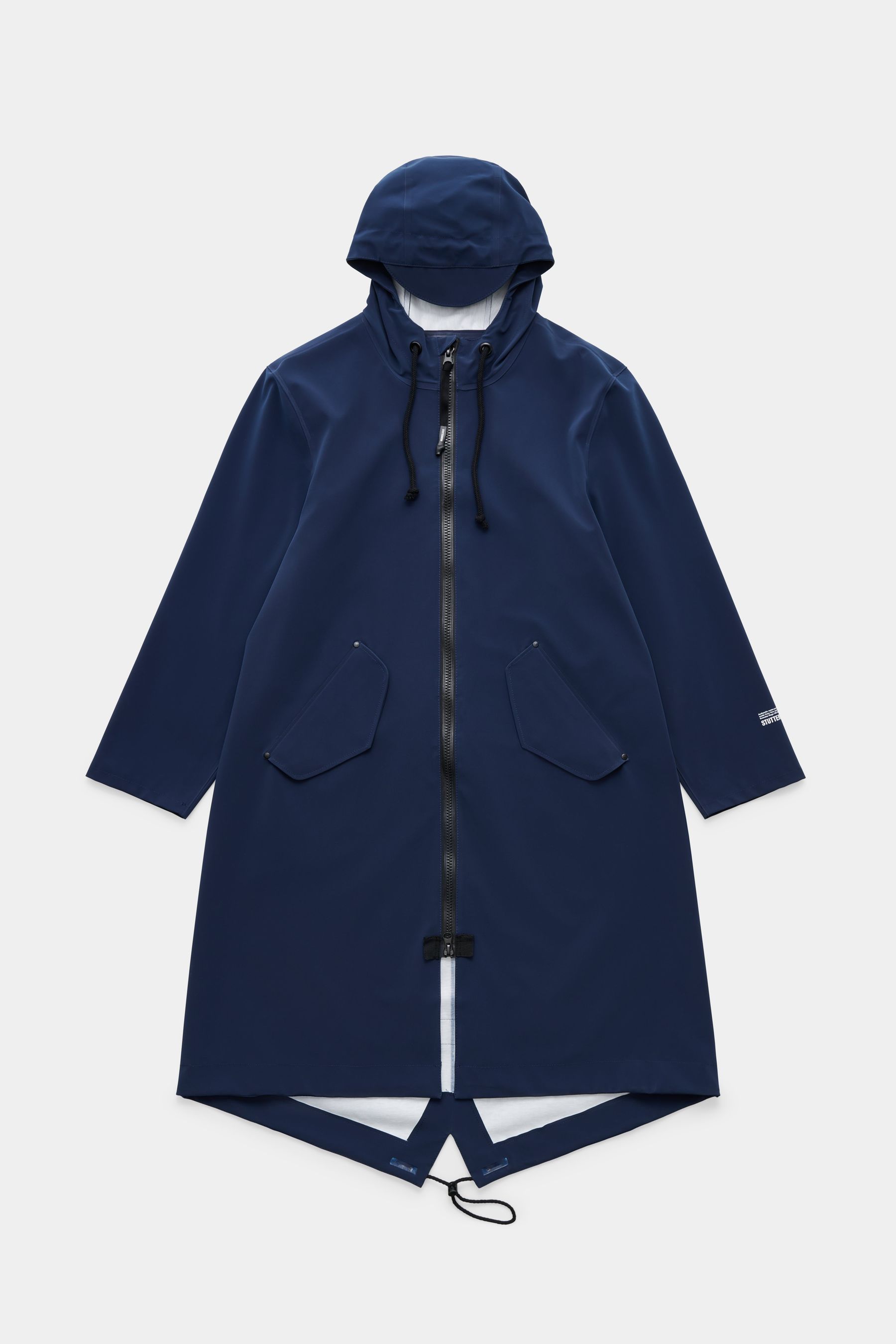 stutterheim martins parka navy men jackets raincoats