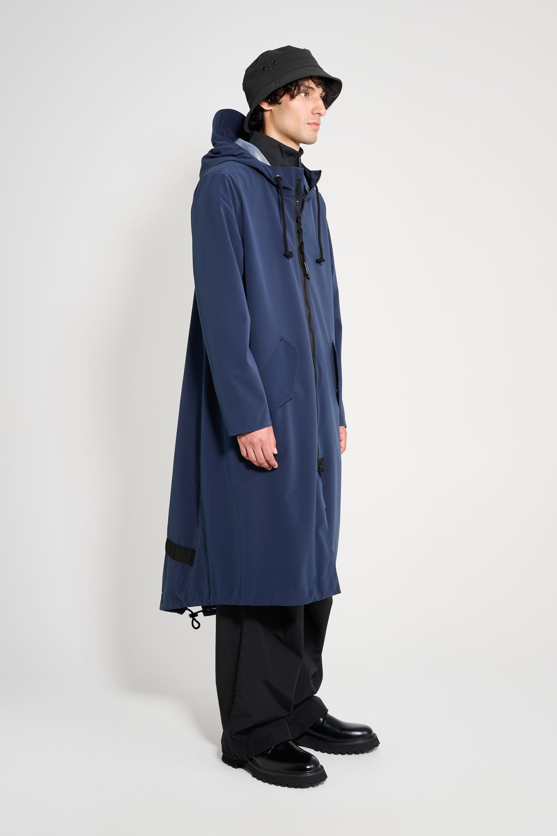 stutterheim martins parka navy men jackets raincoats