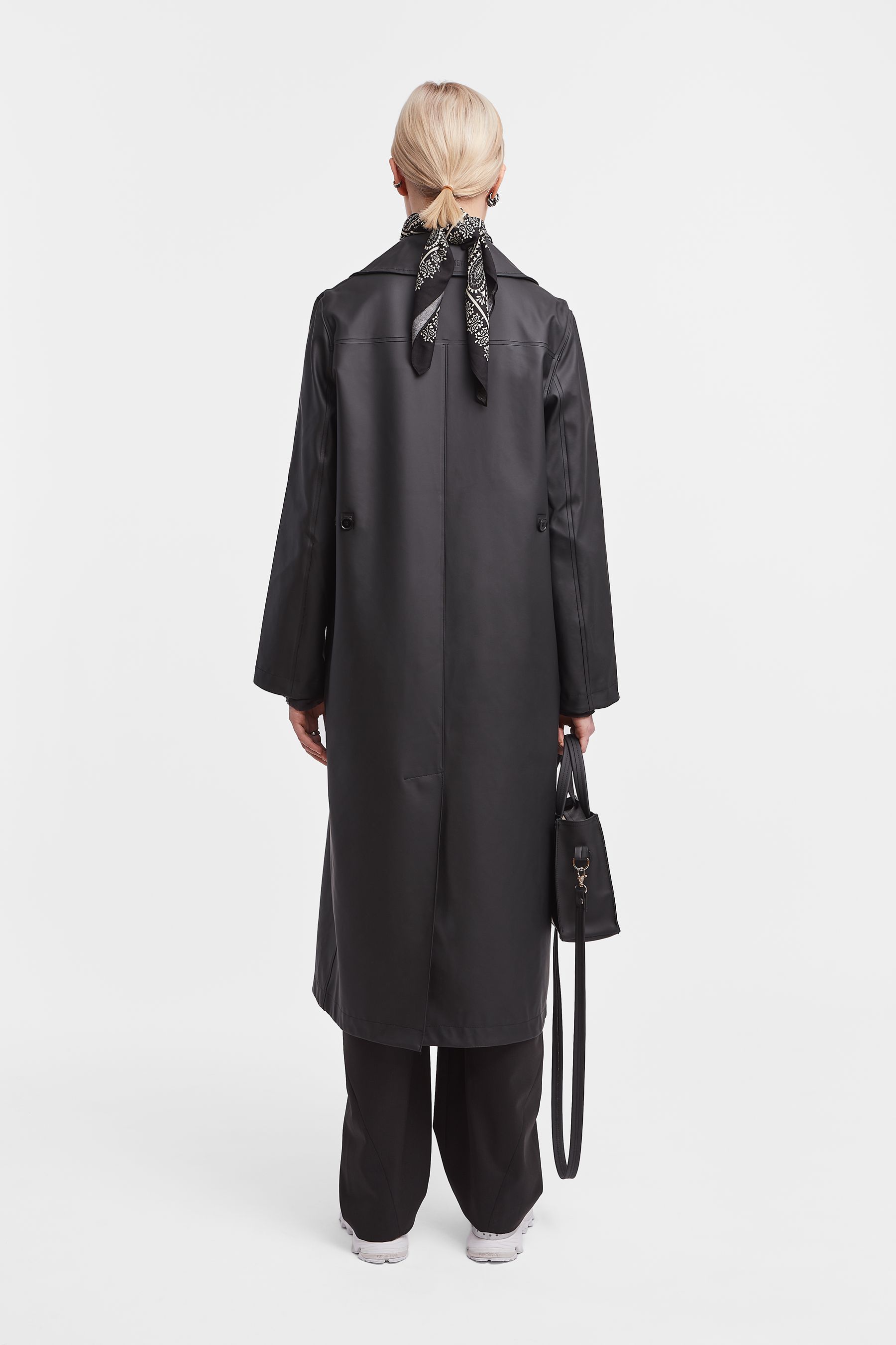 stutterheim mayfair trench coat black women jackets trench-coats