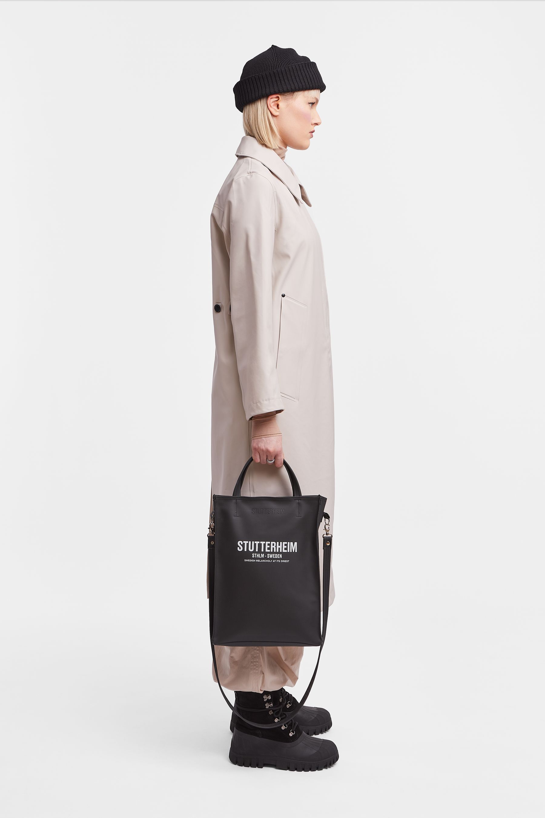 stutterheim mayfair trench coat light sand women jackets trench-coats