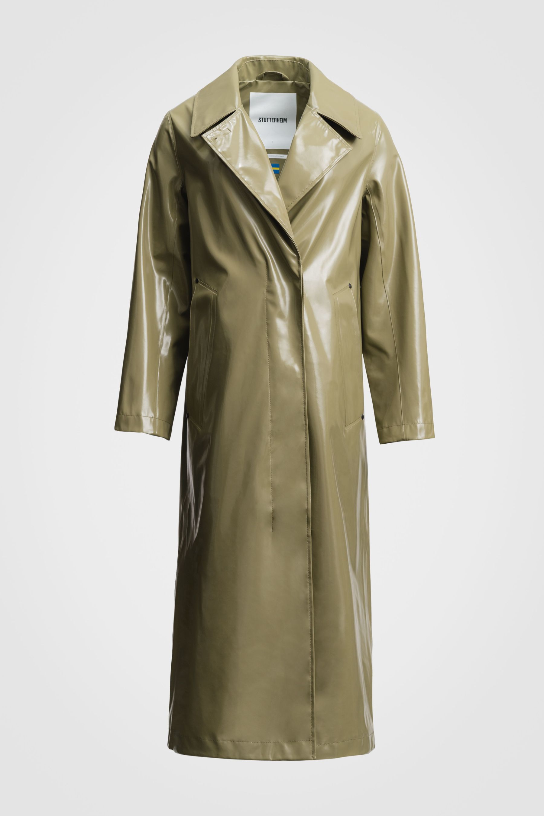 stutterheim mayfair opal trench coat aloe women jackets trench-coats