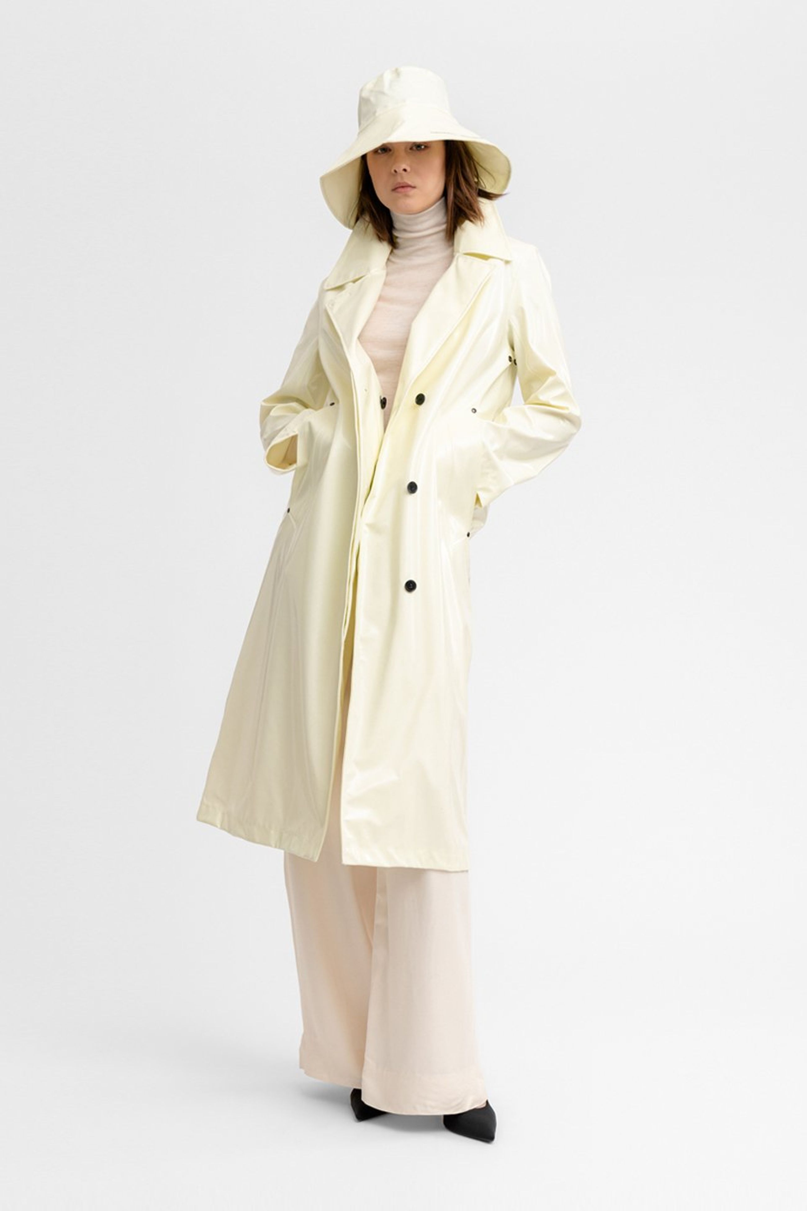 stutterheim mayfair opal coconut women jackets trench-coats
