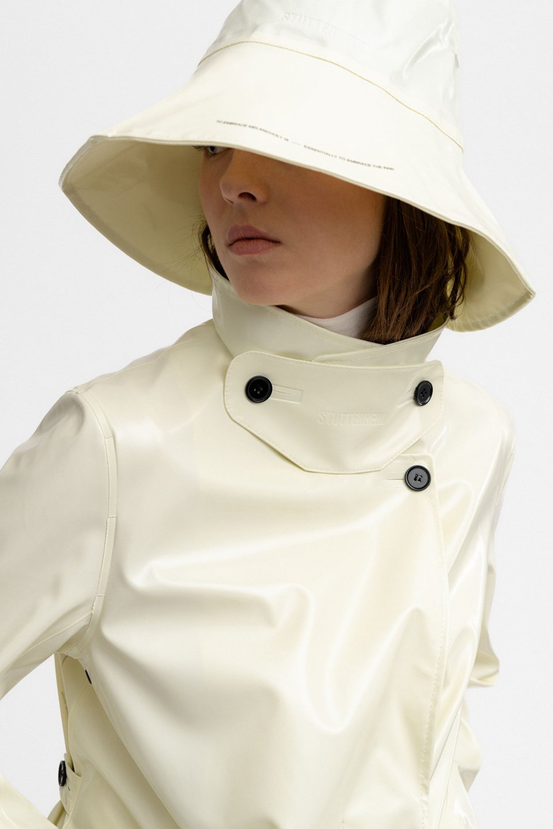stutterheim mayfair opal coconut women jackets trench-coats