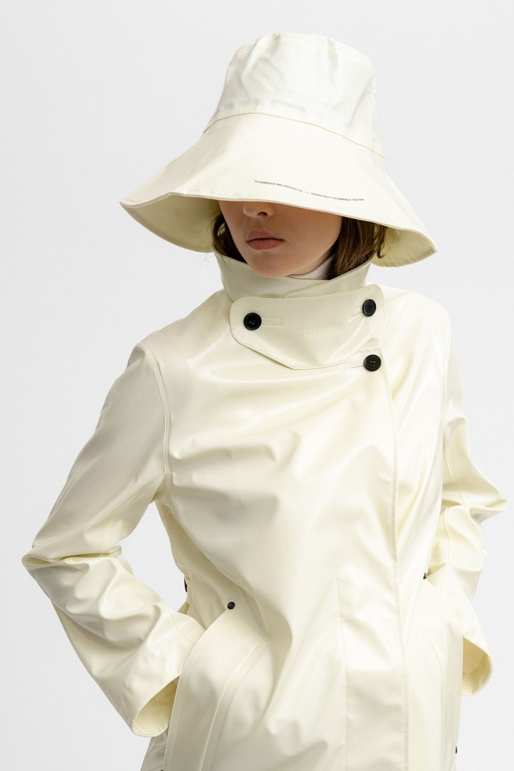stutterheim mayfair opal coconut women jackets trench-coats