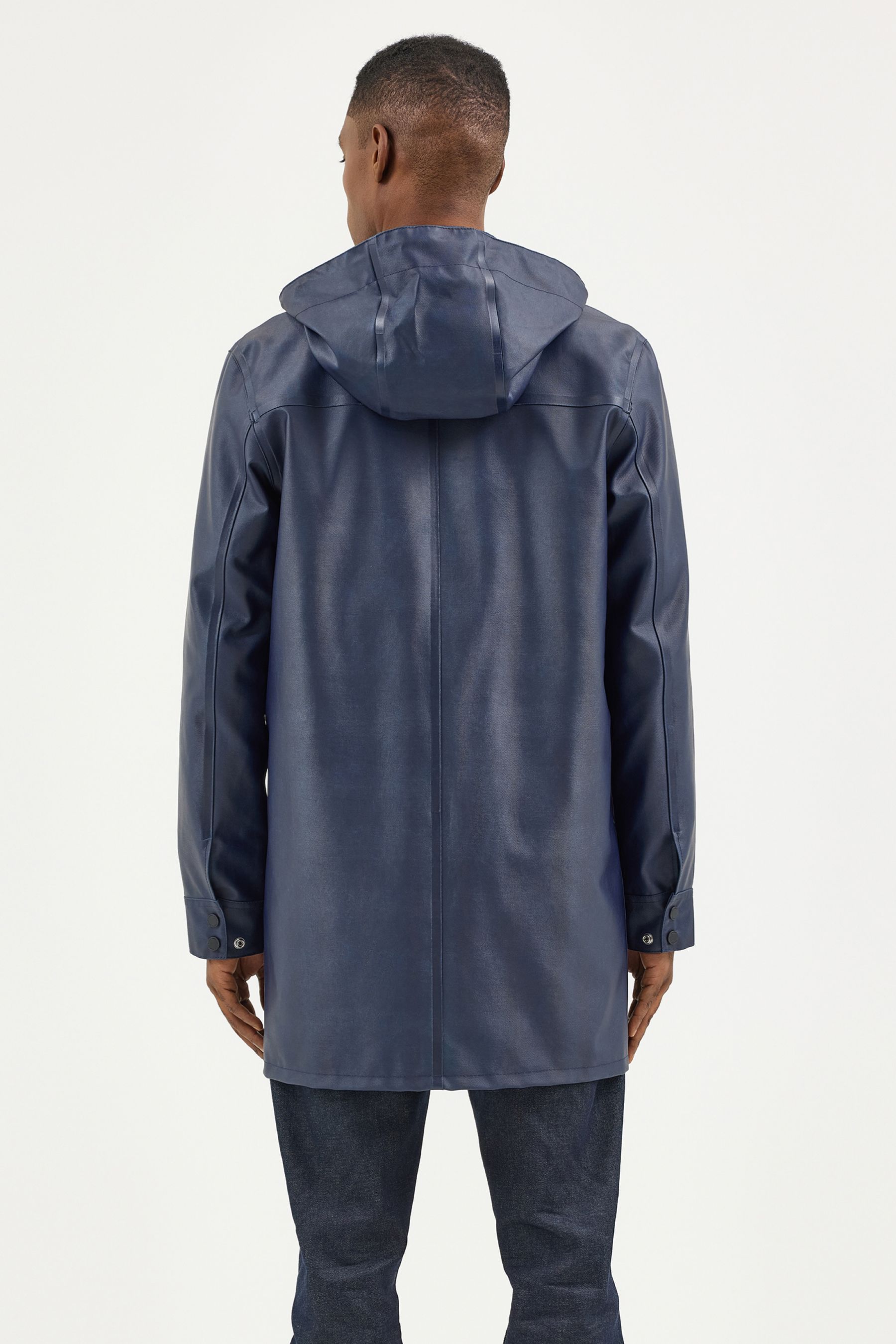 stutterheim men´s lee® x chore coat aviator navy  men jackets raincoats