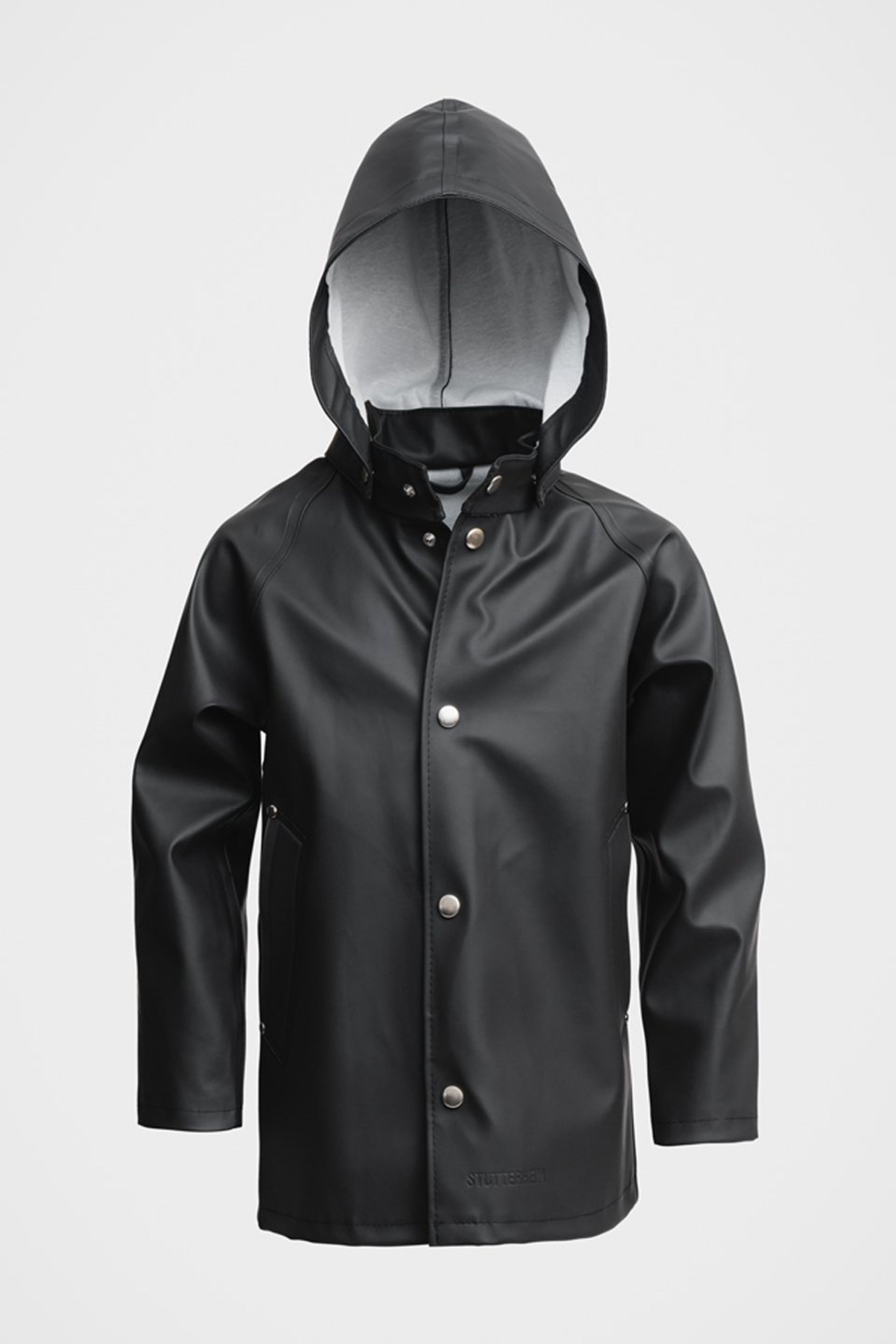 stutterheim mini kids raincoat black jackets