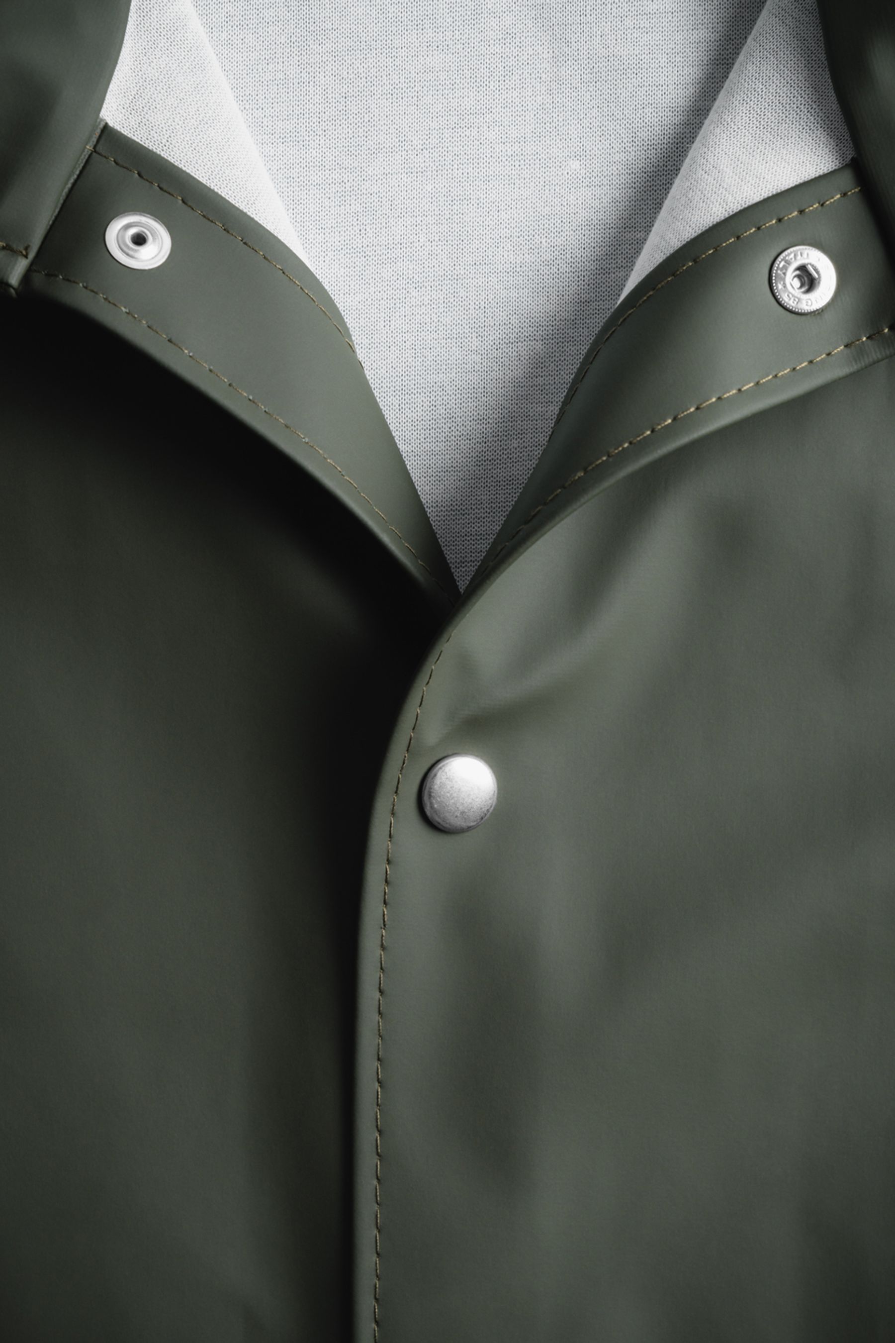 stutterheim mini kids raincoat green jackets