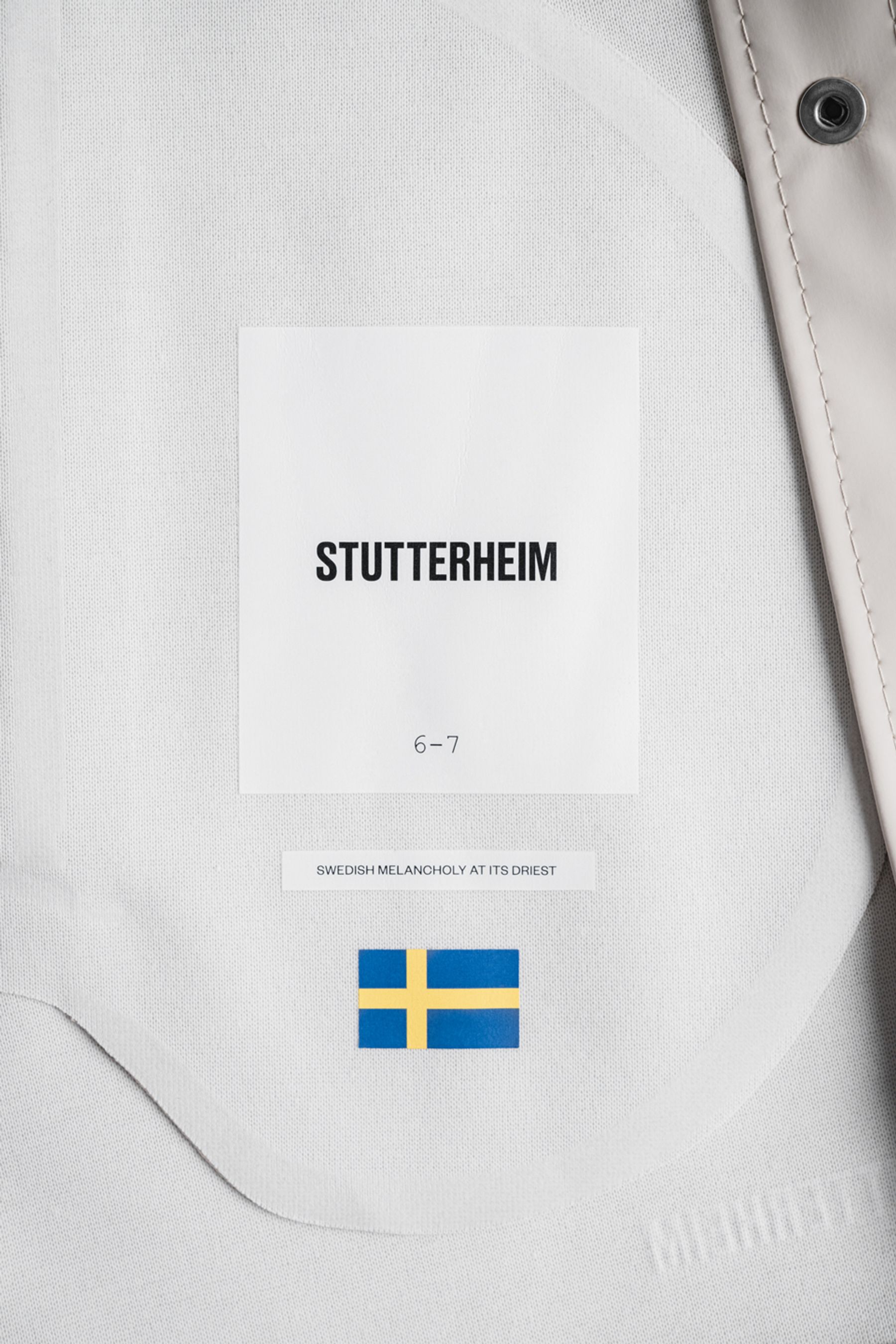 stutterheim mini kids raincoat light sand jackets