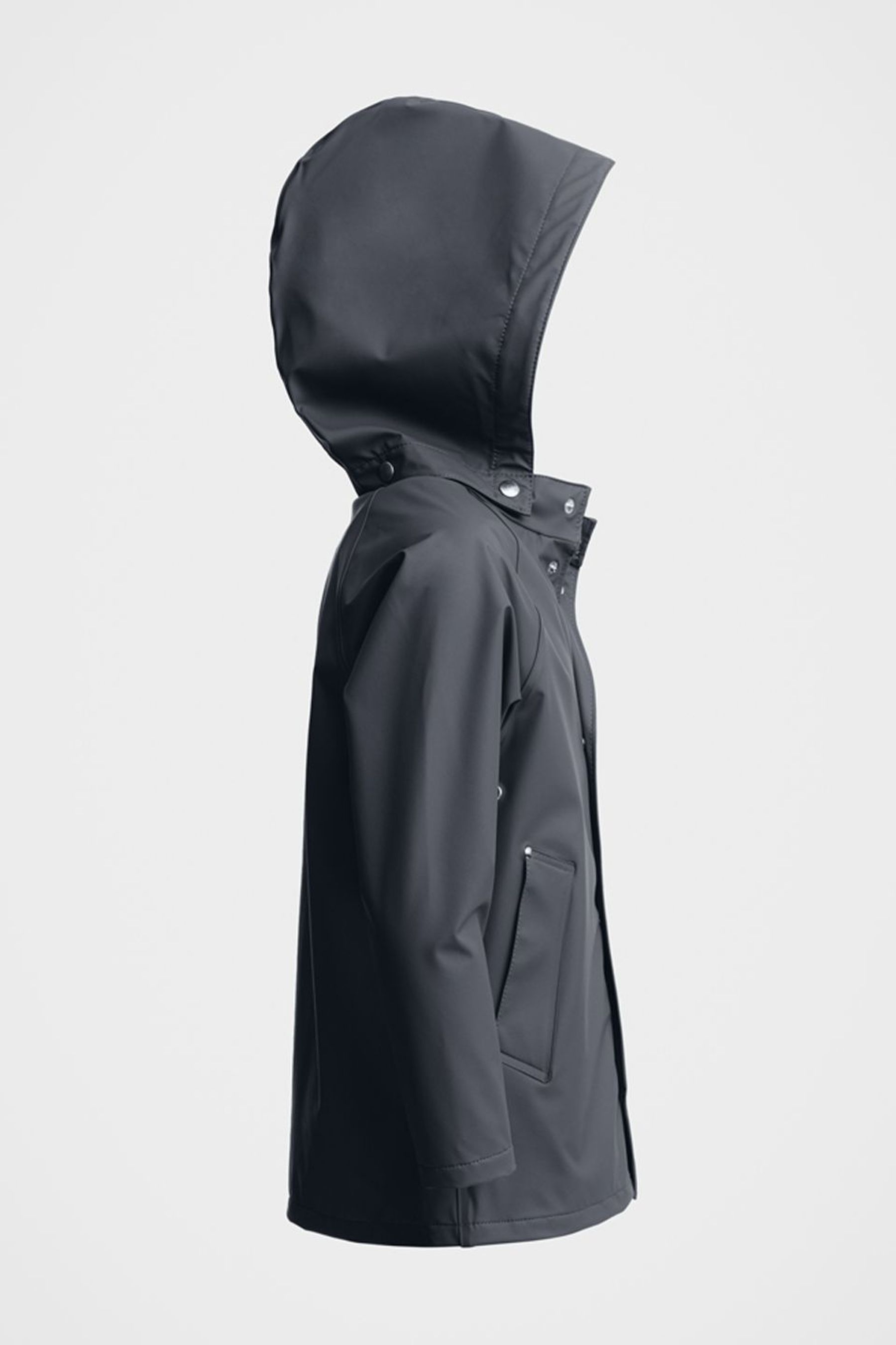 stutterheim mini lightweight kids raincoat charcoal jackets