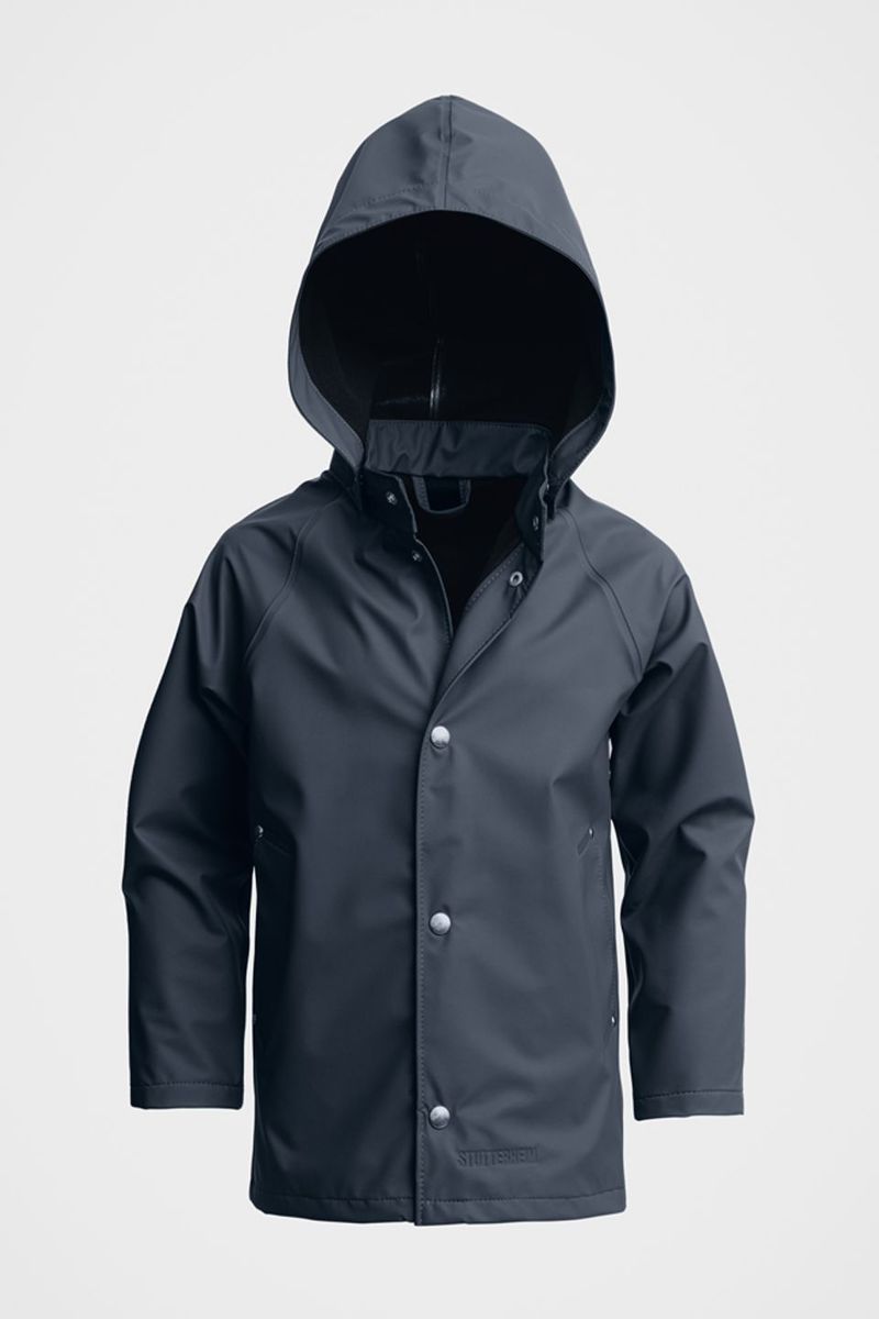 Navy raincoat kids shop
