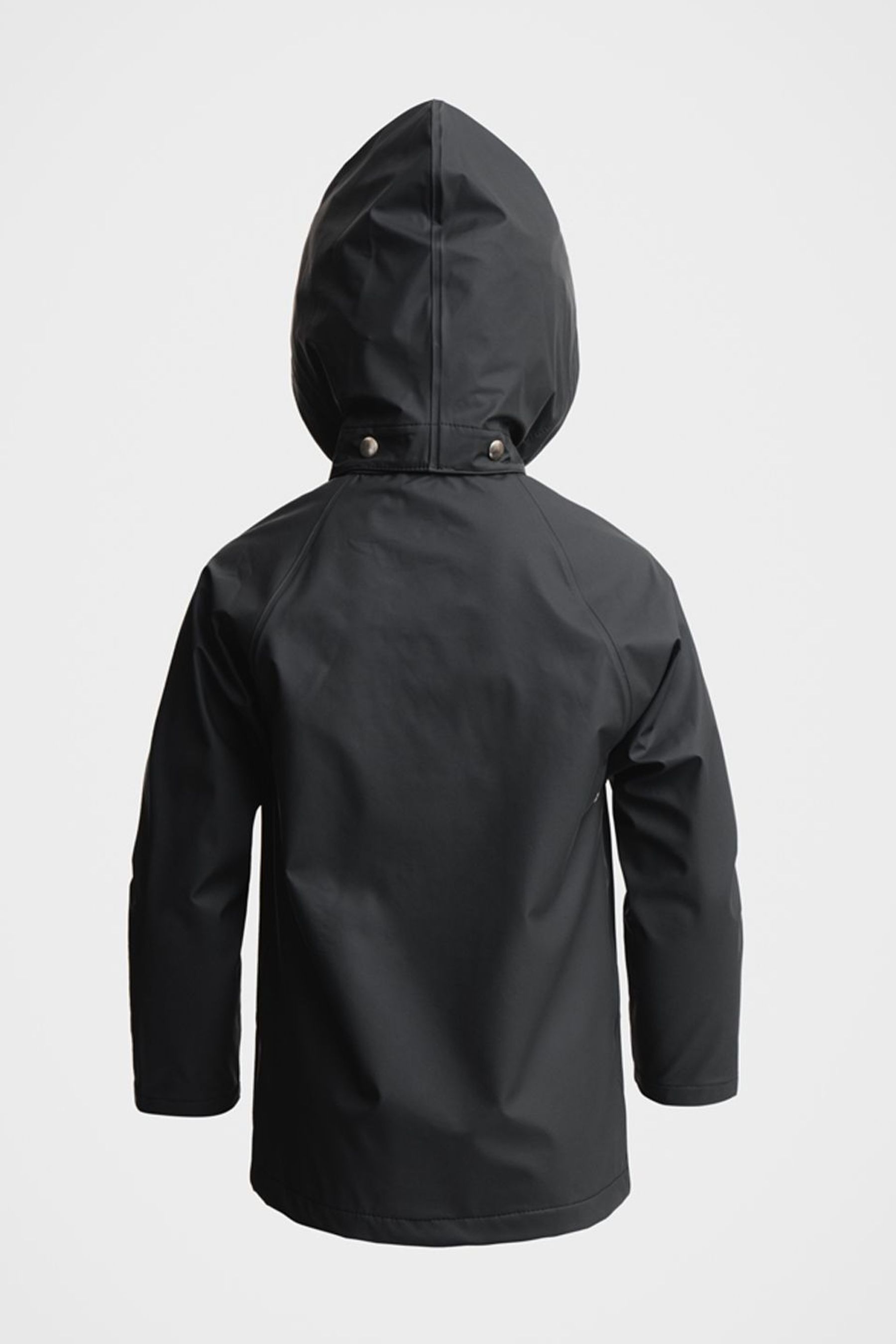 Black rain jacket kids discount