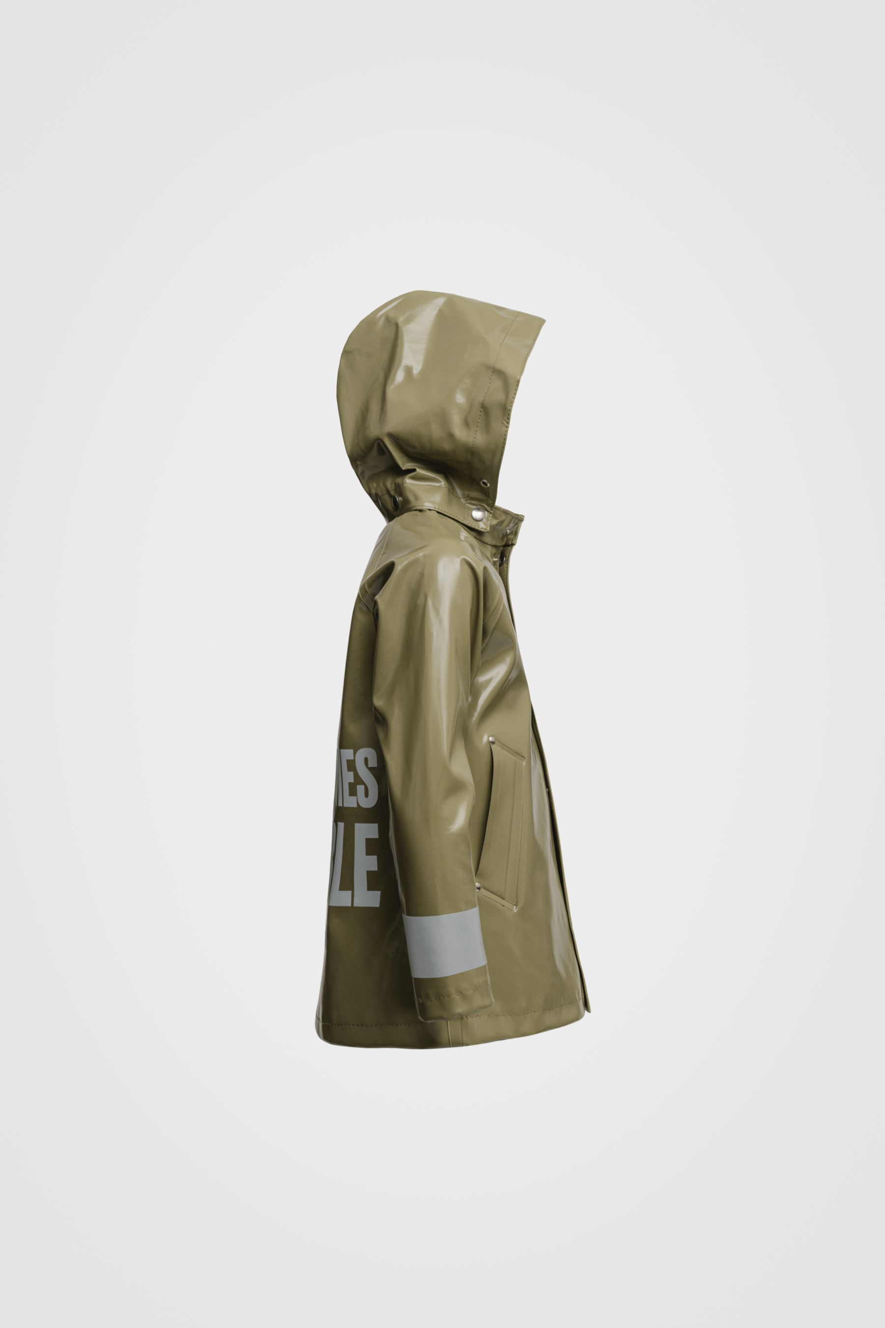 stutterheim mini opal kids raincoat aloe jackets