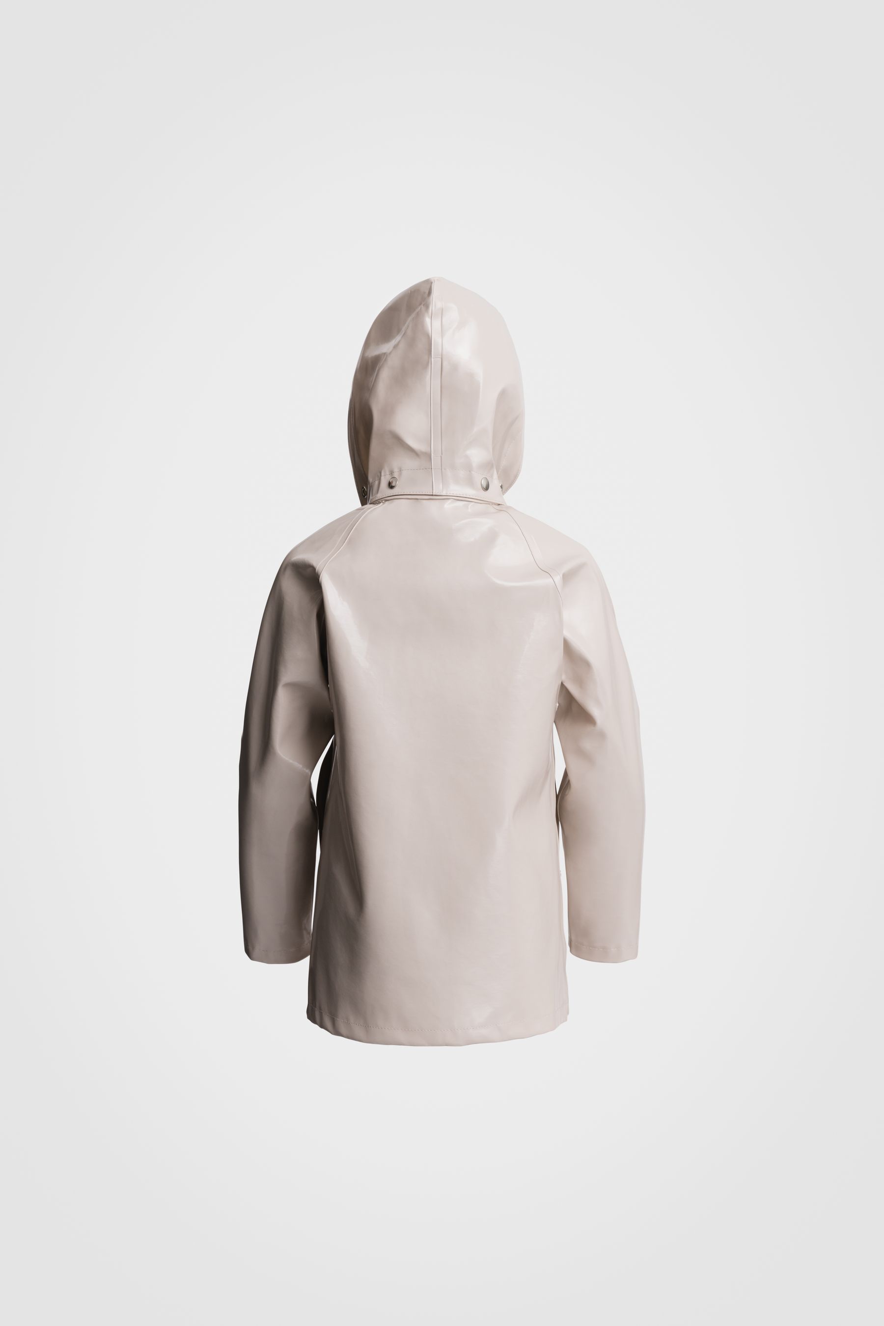 stutterheim mini opal kids raincoat light sand jackets
