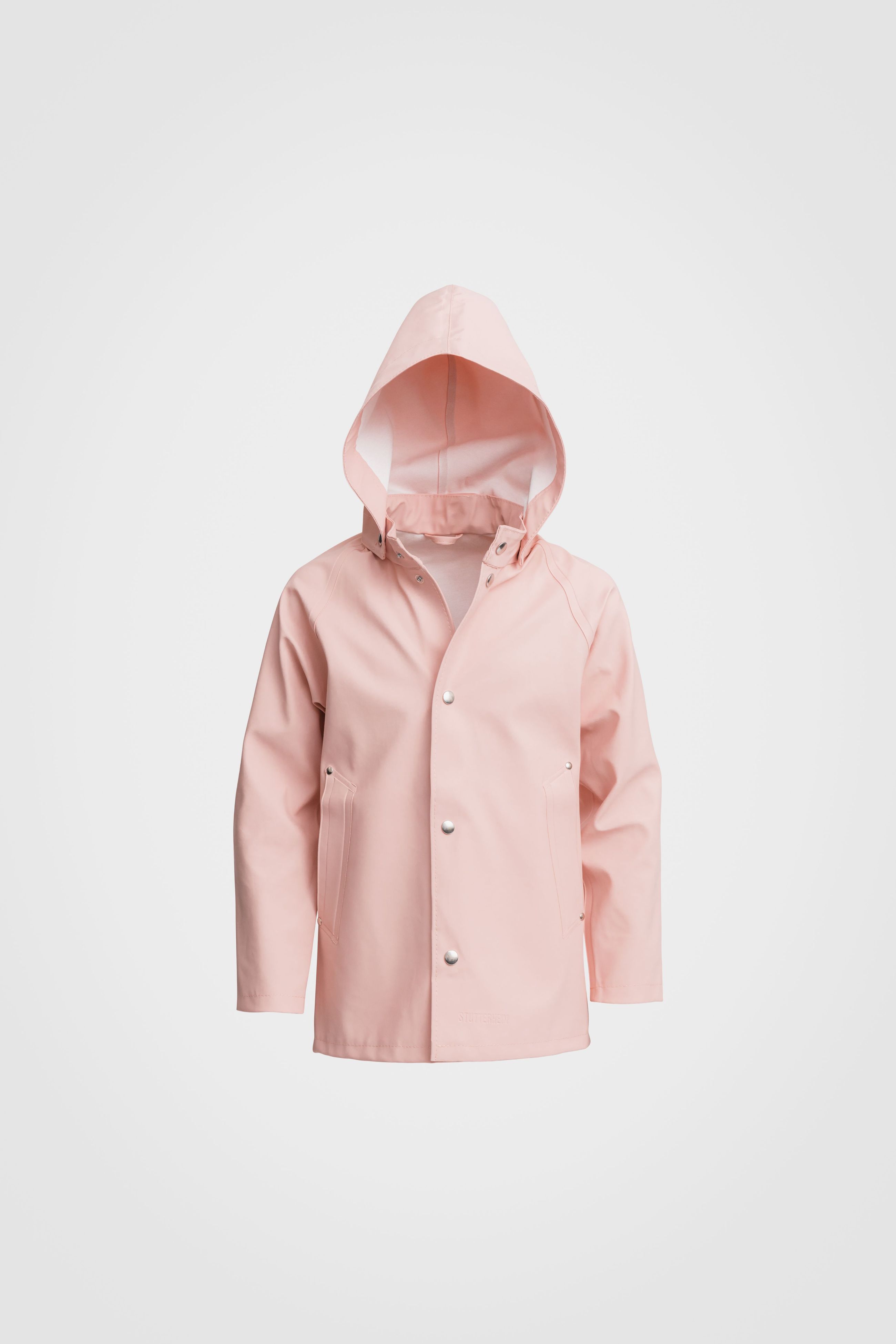 stutterheim mini kids raincoat pale pink jackets