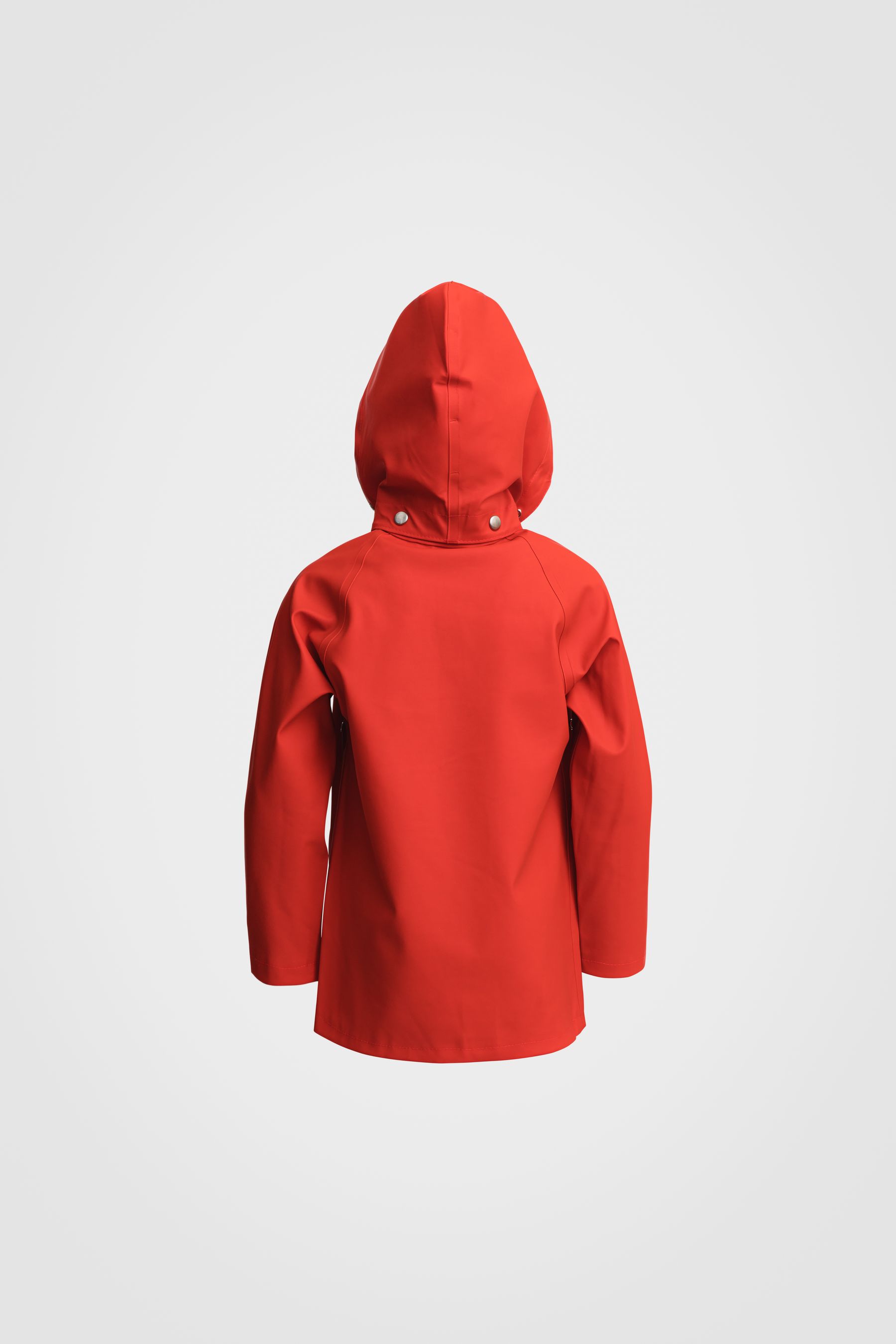 stutterheim mini kids raincoat red jackets