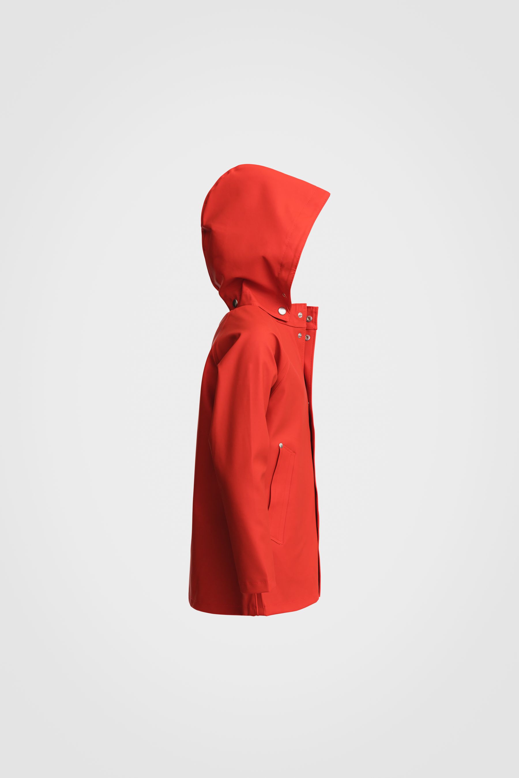 stutterheim mini kids raincoat red jackets