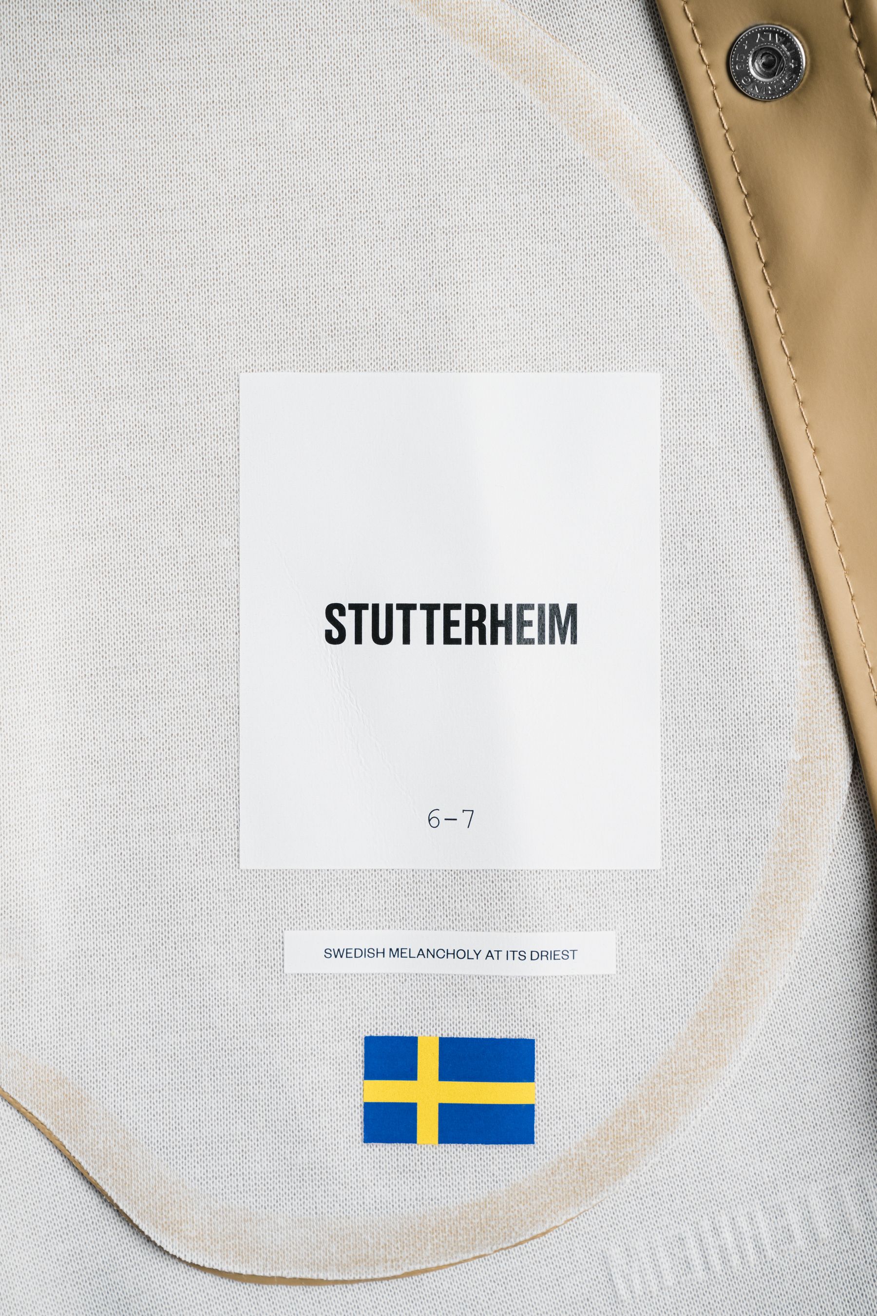 stutterheim mini kids raincoat sand jackets