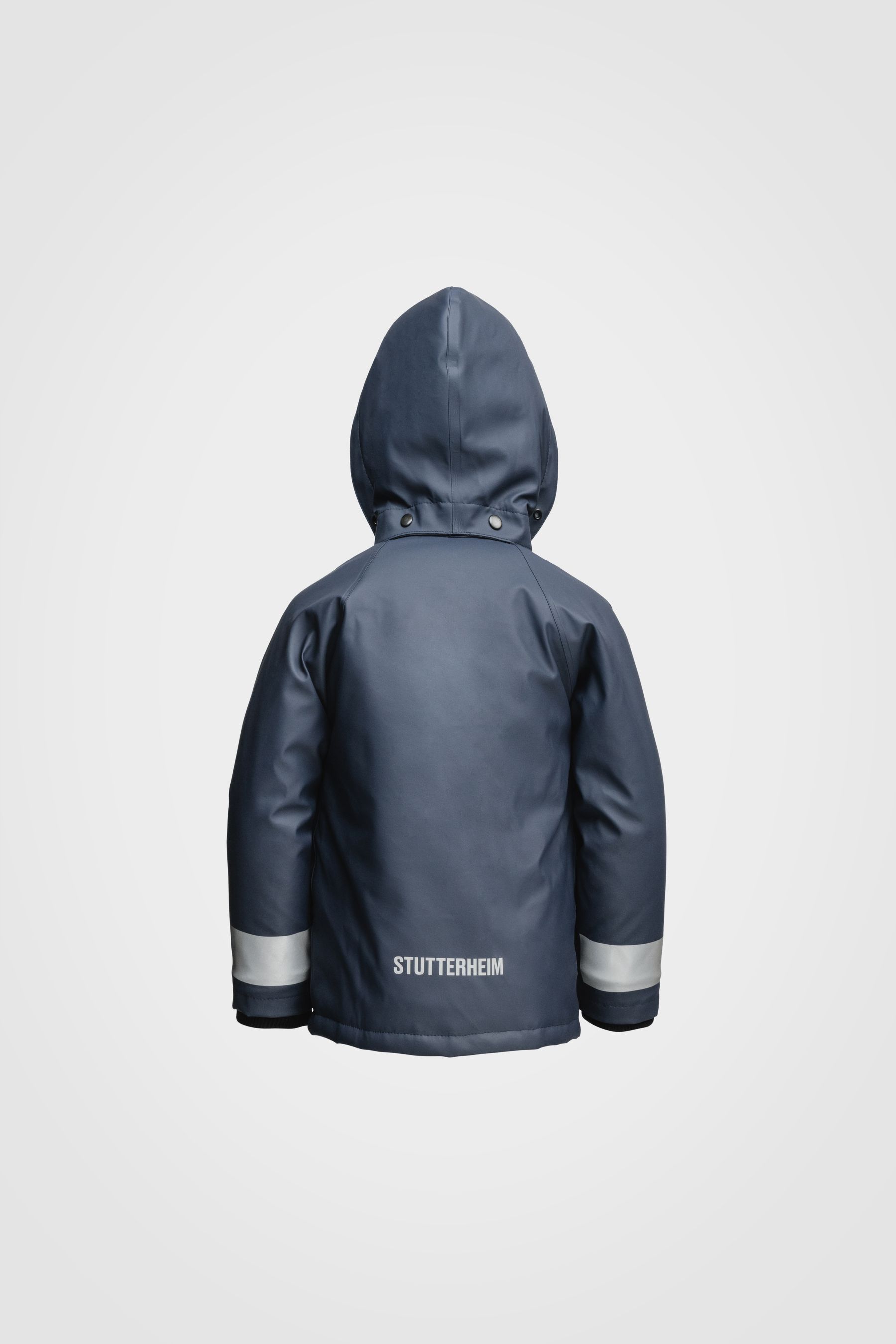 stutterheim mini winter kids raincoat navy jackets