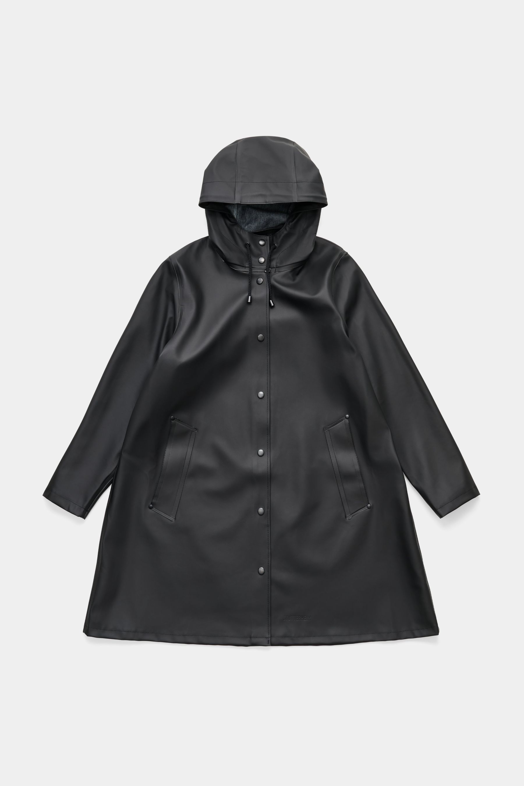stutterheim mosebacke raincoat black women jackets raincoats
